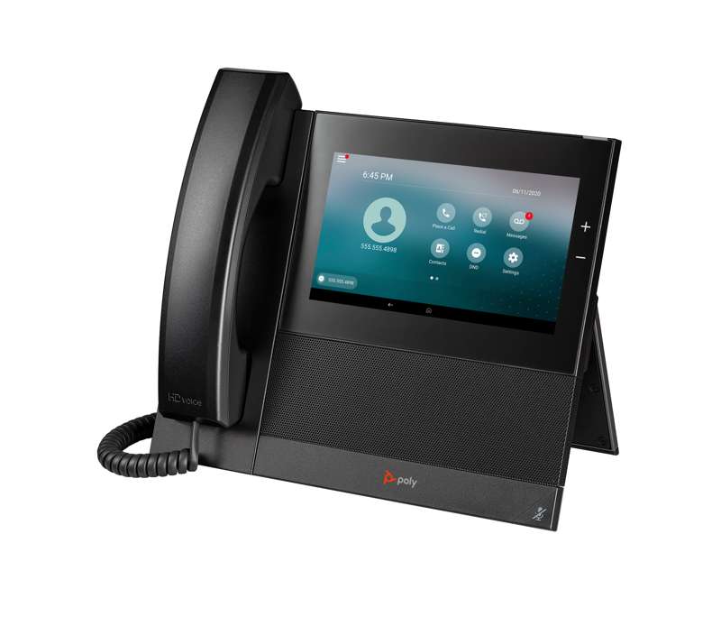Poly CCX 600 Business Media Phone with Open SIP and Power Supply, US (84C17AA#ABA)