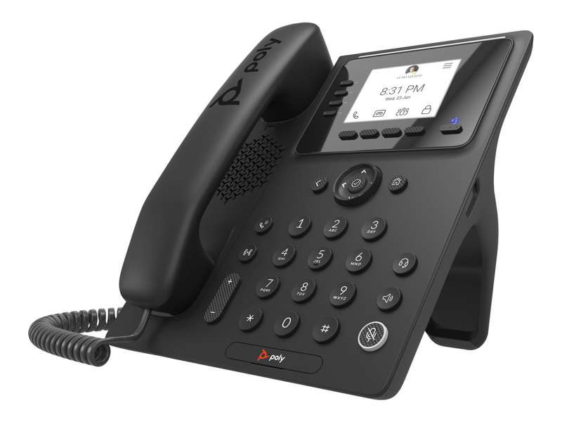 Poly CCX 350 Business Media Phone for Microsoft Teams with PoEâ€‘Enabled, TAAâ€‘Compliant, US (8F3G3AA#ABA)