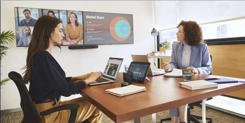 Poly Studio X32 All-in-One Video Bar for Conferencing Space