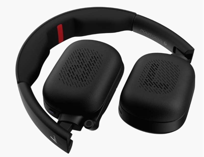 Poly Voyager Focus 625 Fold Stereo Bluetooth Headset UC