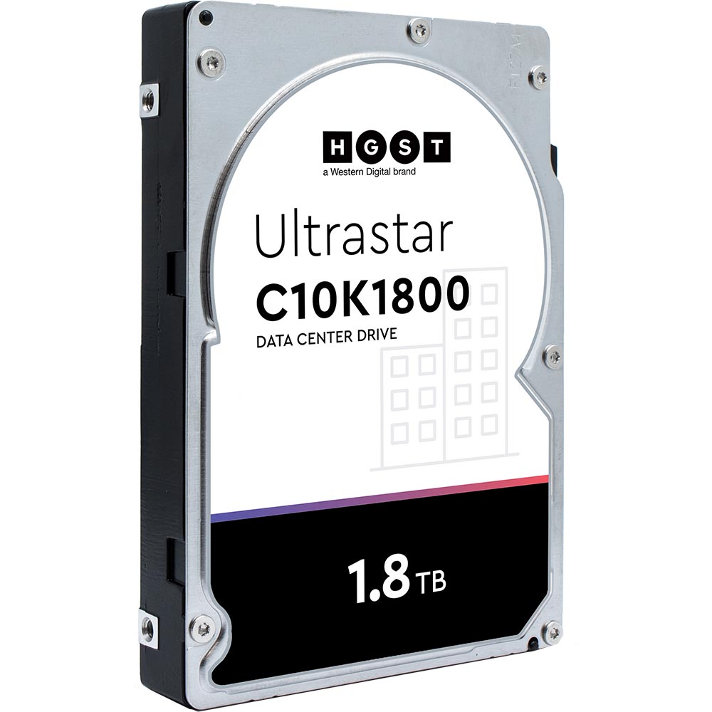 HGST C10K1800 HUC101818CS4204 0B31872 1.8TB 10K RPM SAS 12Gb/s 512e SE 2.5in Refurbished HDD