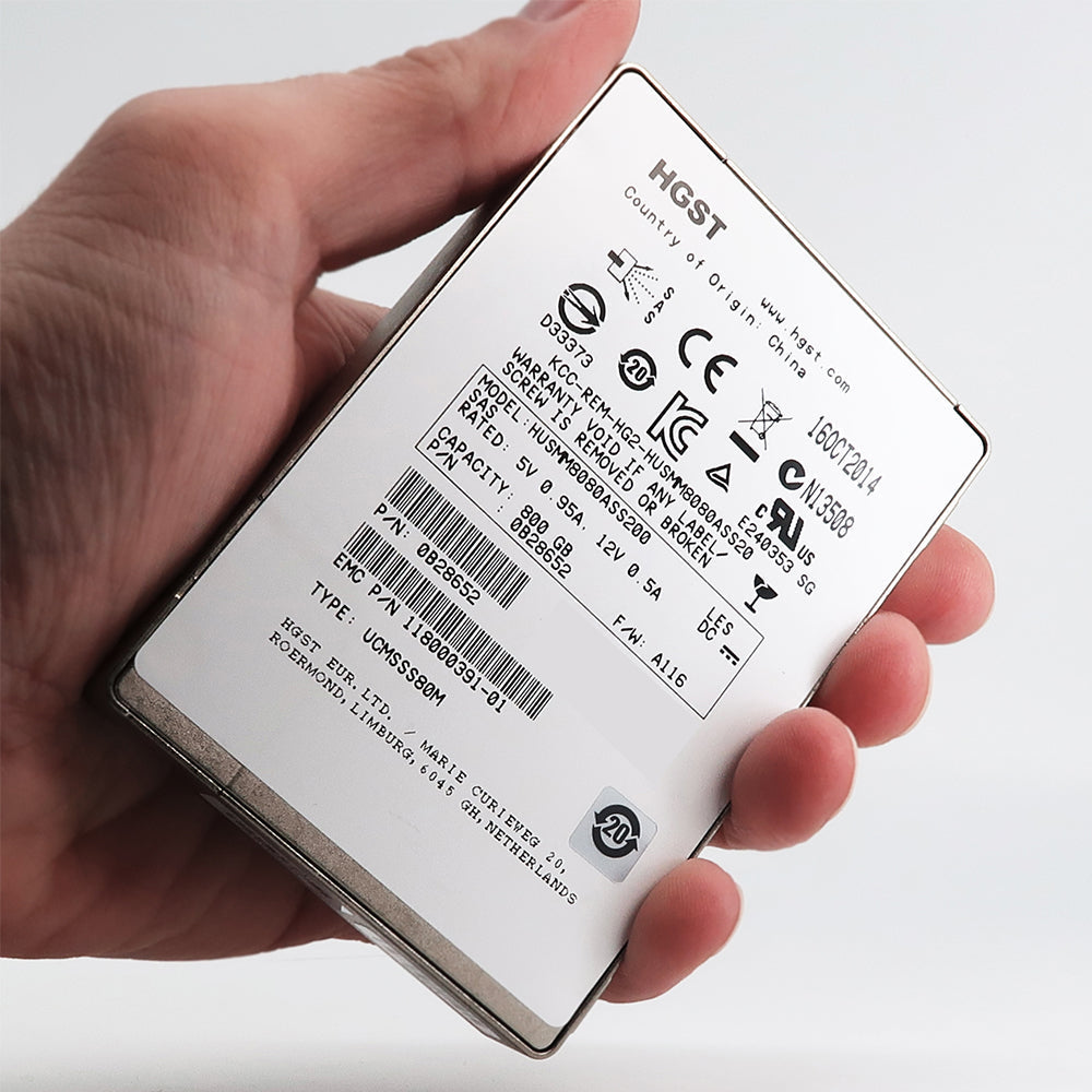 HGST SSD800MM HUSMM8080ASS200 0B28652 800GB SAS 12Gb/s Write Intensive MLC 2.5in Solid State Drive