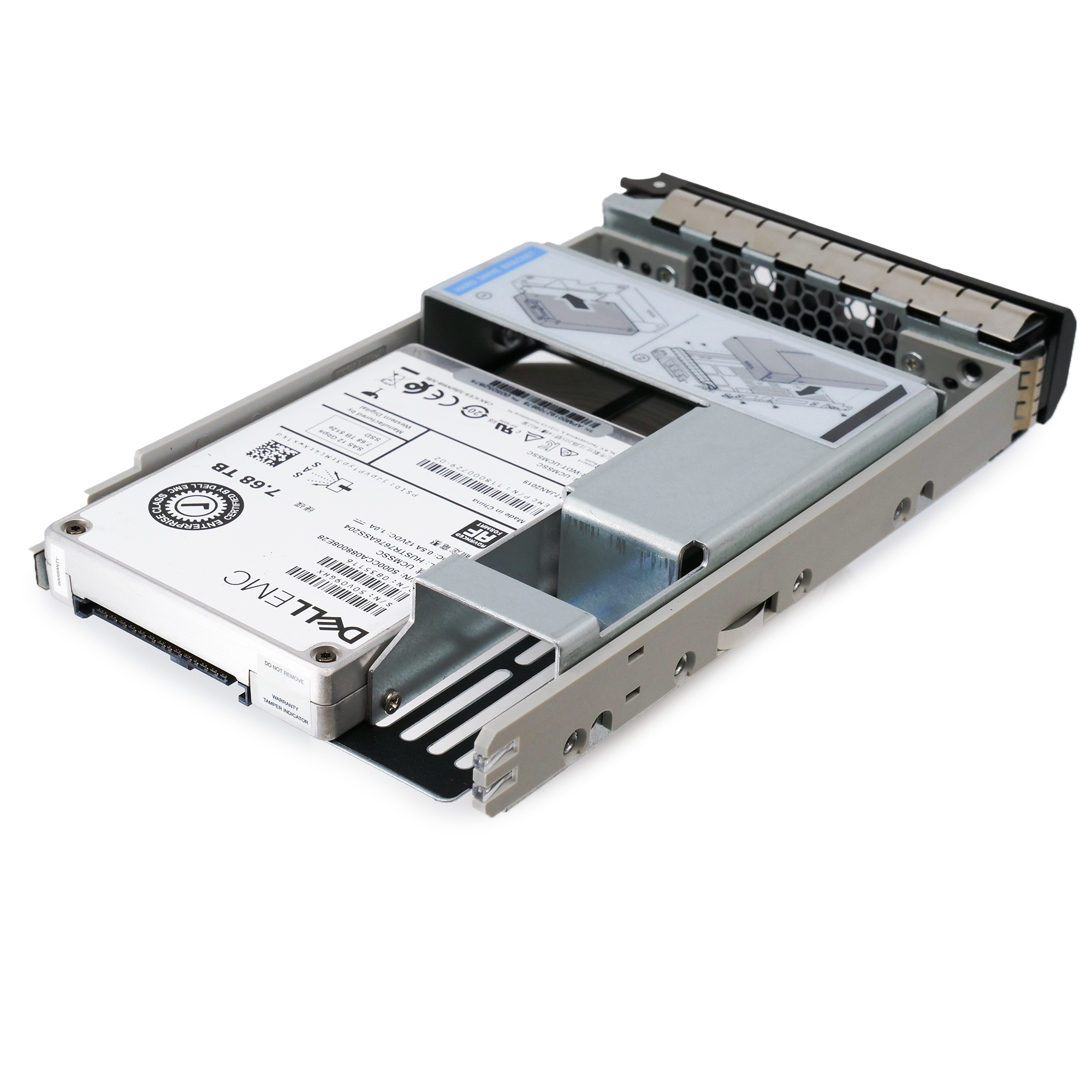 Dell EMC G13 HUSTR7676ASS204 0B35116 7.68TB SAS 12Gb/s 512e 1DWPD Read Intensive 3.5in Refurbished SSD