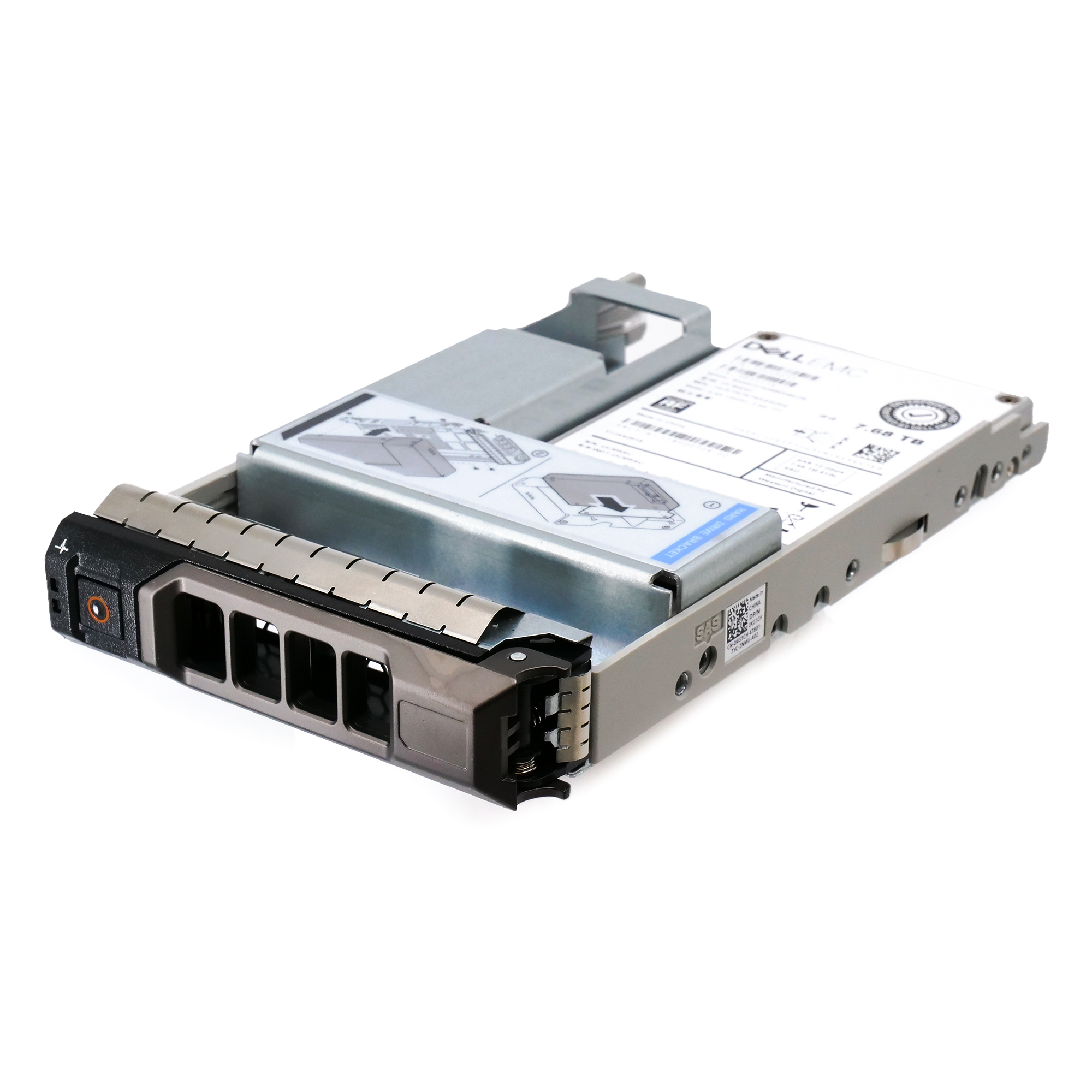 Dell EMC G13 HUSTR7676ASS204 0B35116 7.68TB SAS 12Gb/s 512e 1DWPD Read Intensive 3.5in Recertified Solid State Drive