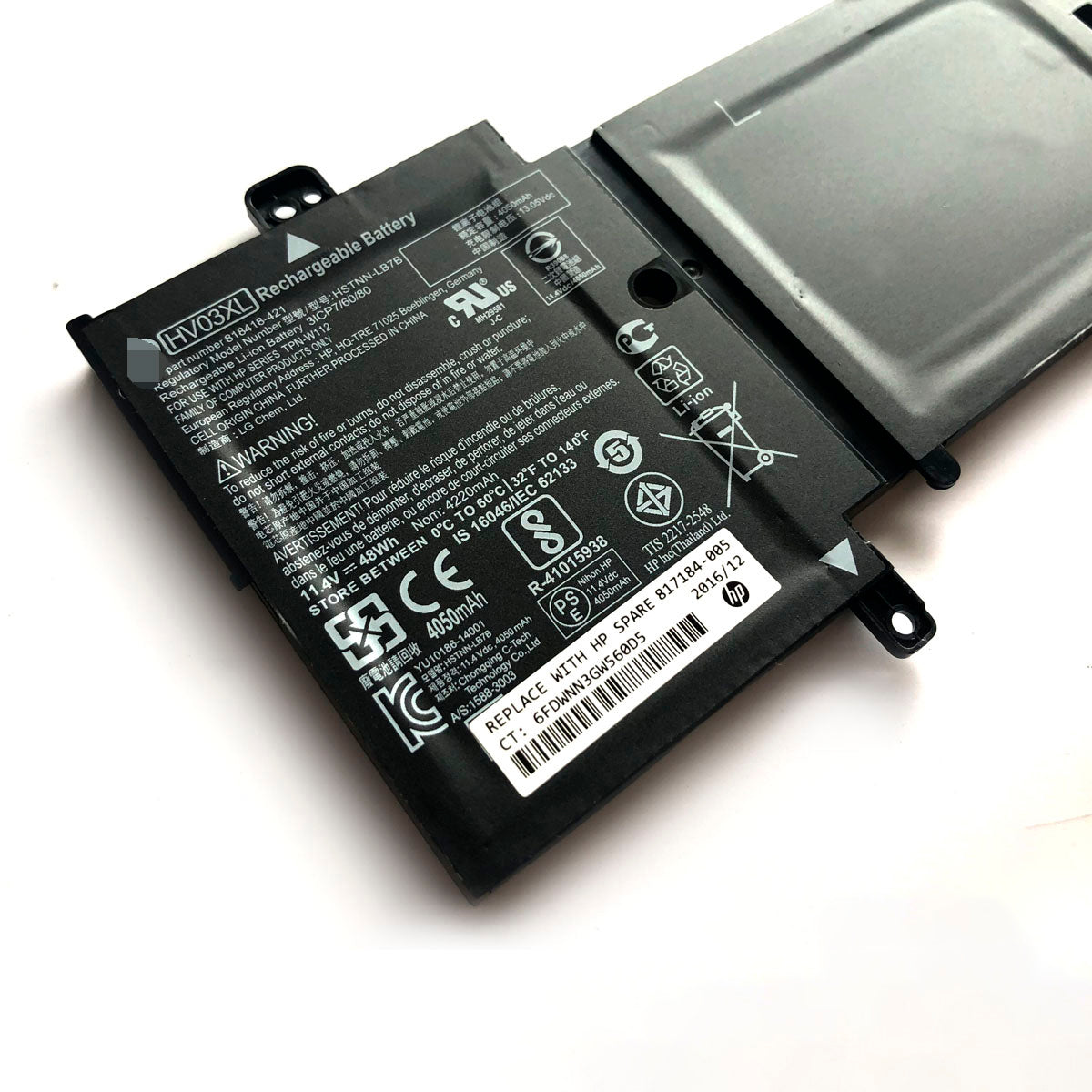 HV03XL HSTNN-LB7B 48Wh Battery For Hp HP X360 G2 818418-421