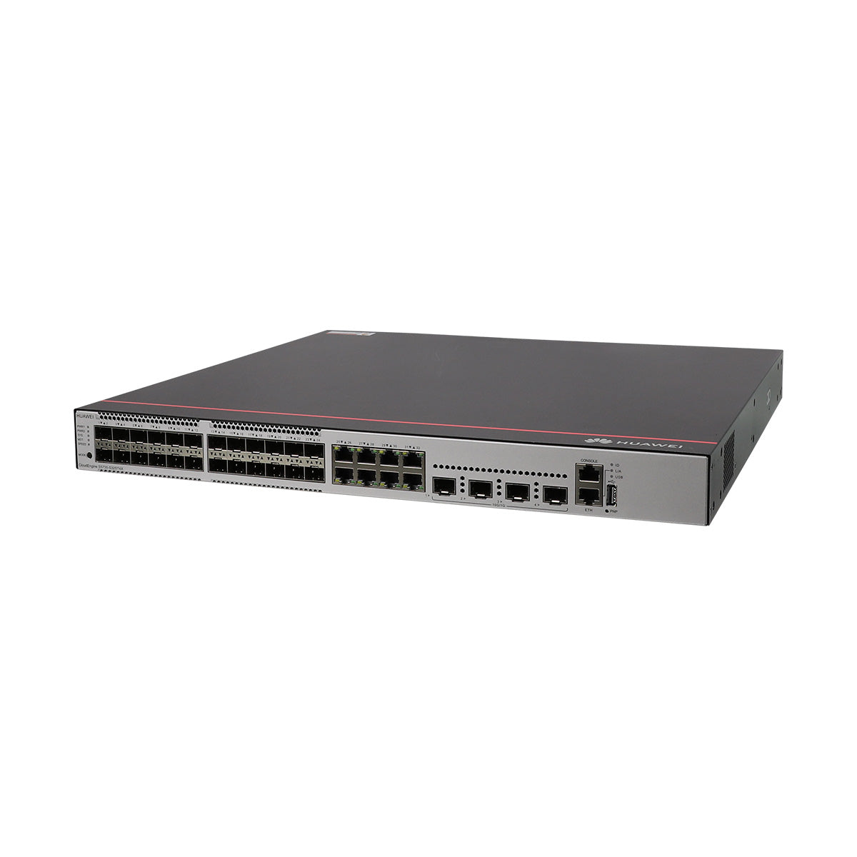 Huawei CloudEngine S5735-S32ST4X 32-Port Hybrid Layer 3 Managed Switch with 4 x 10G SFP+ Uplinks, Dual Modular Power Redundancy
