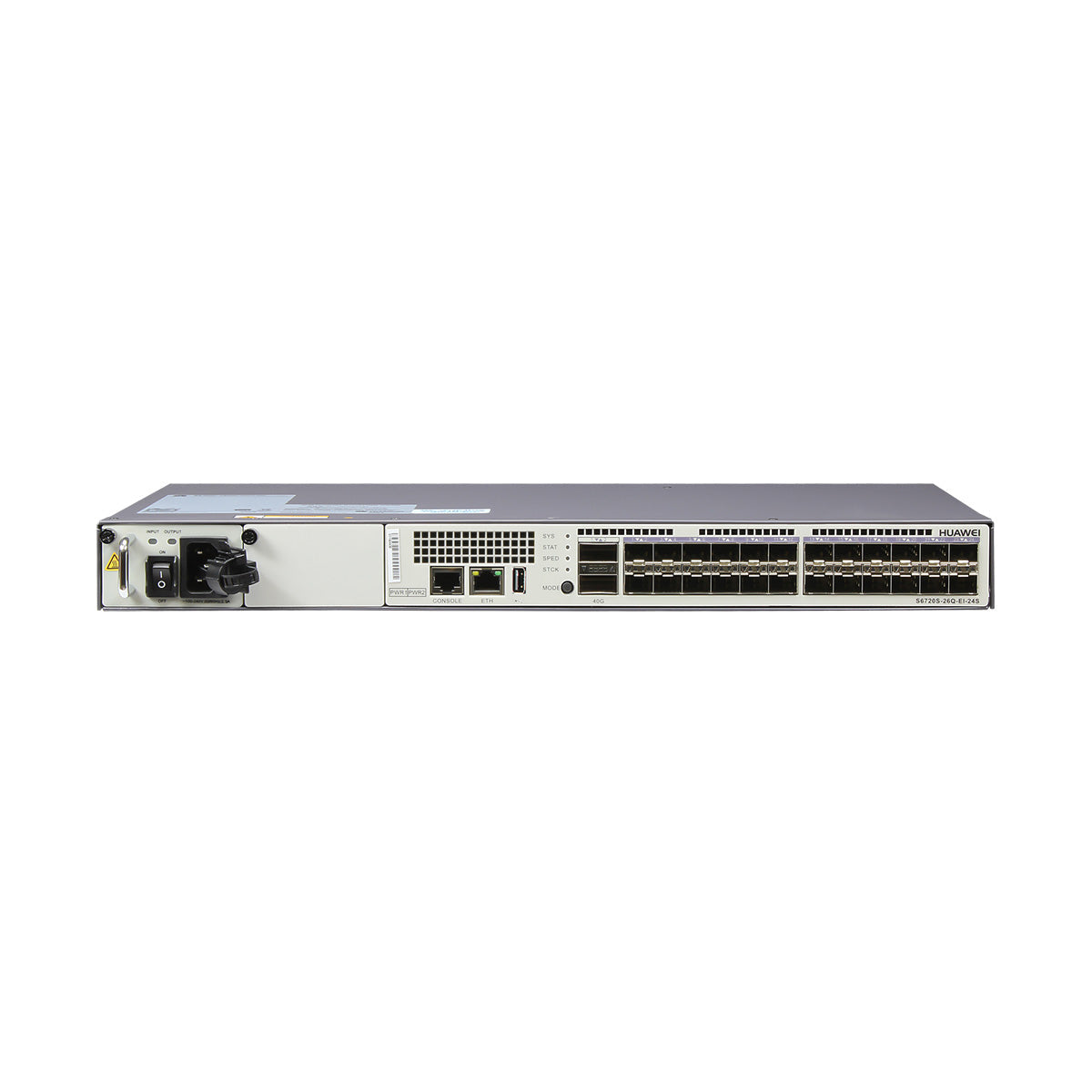 Huawei S6720S-26Q-EI-24S-AC 24×10G SFP+ & 2×40G QSFP+ Compact AC Switch