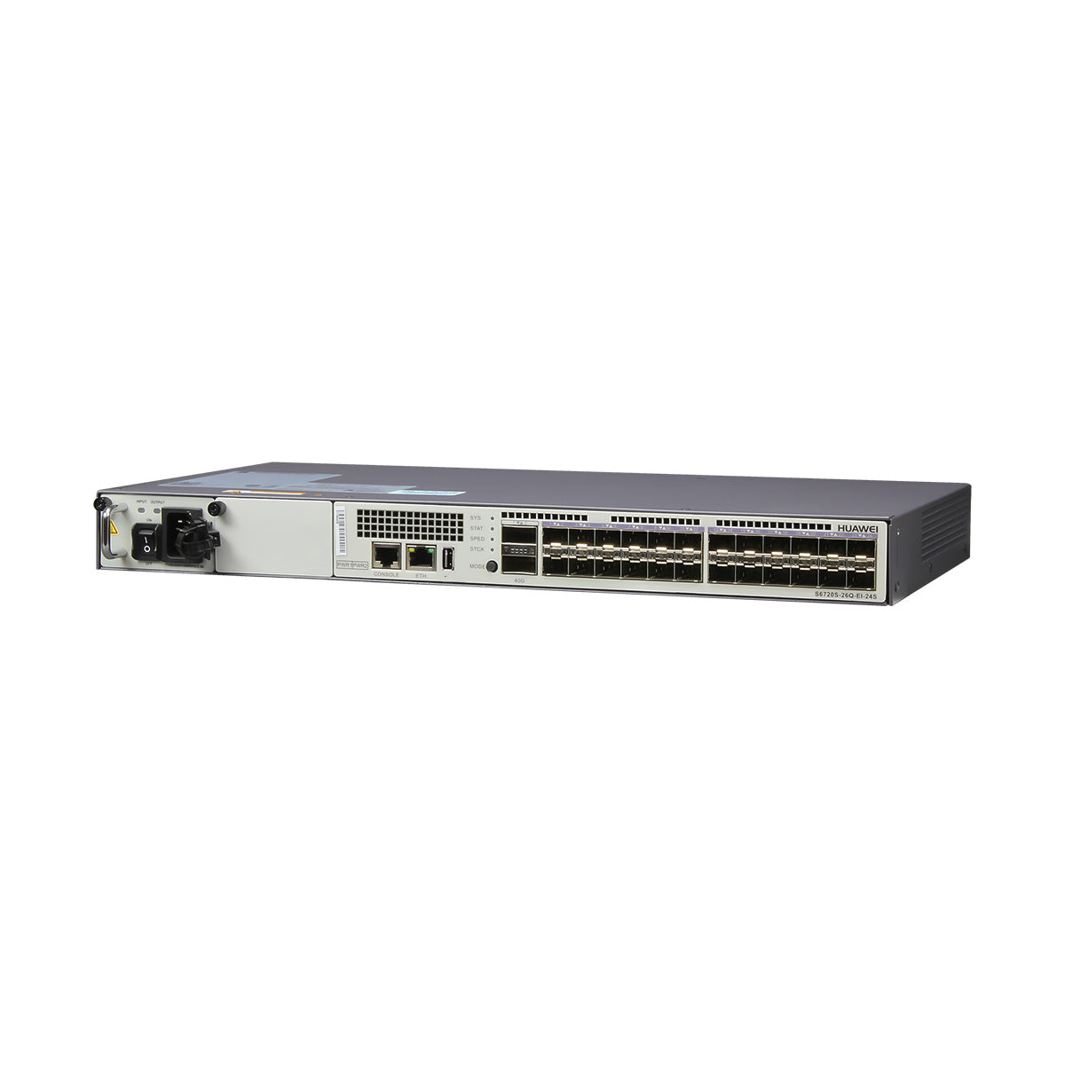 Huawei S6720S-26Q-EI-24S-AC 24×10G SFP+ & 2×40G QSFP+ Compact AC Switch