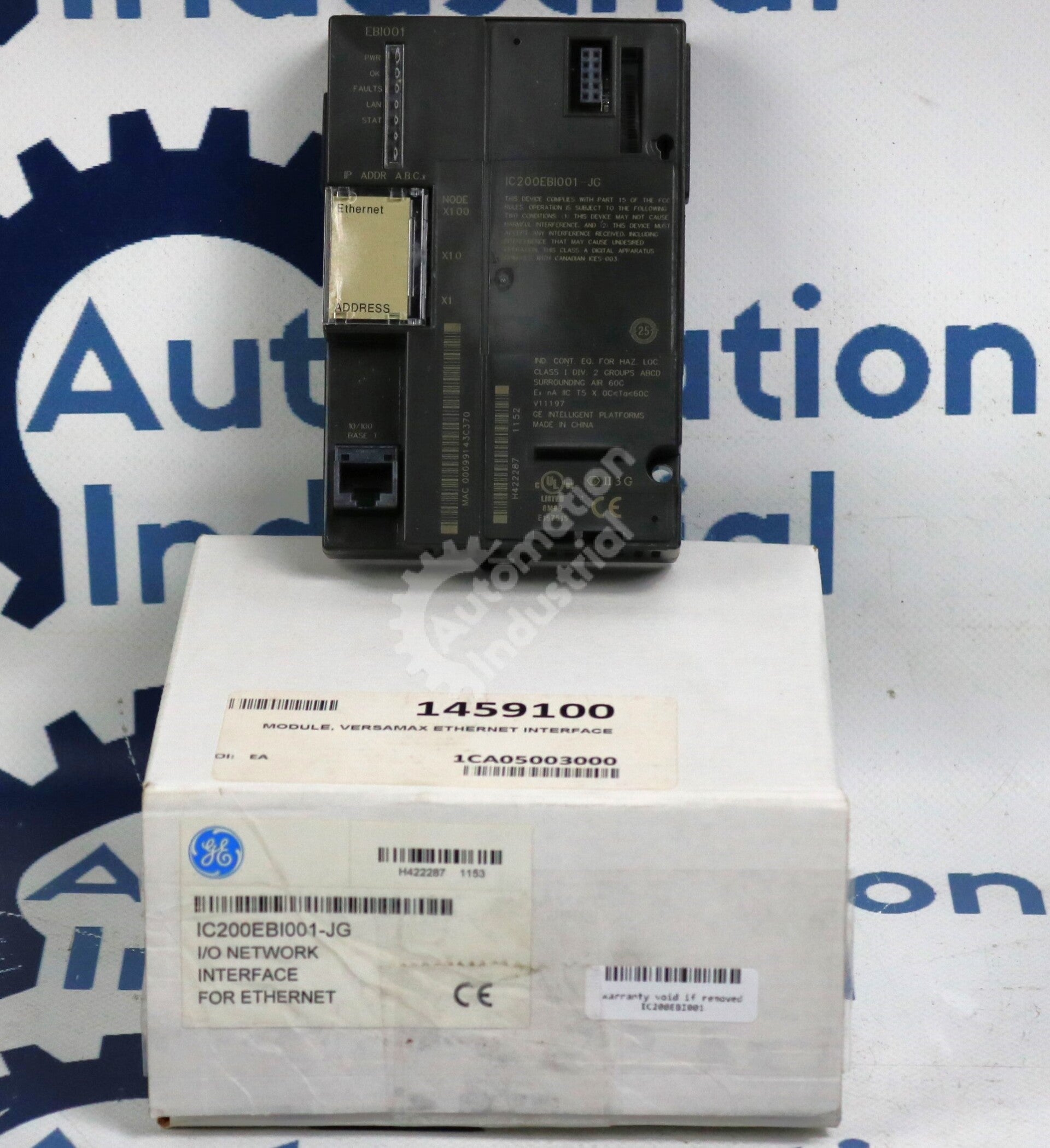 IC200EBI001 By GE IC200EBI001-JG Remote I/O Unit New Surplus Factory Package