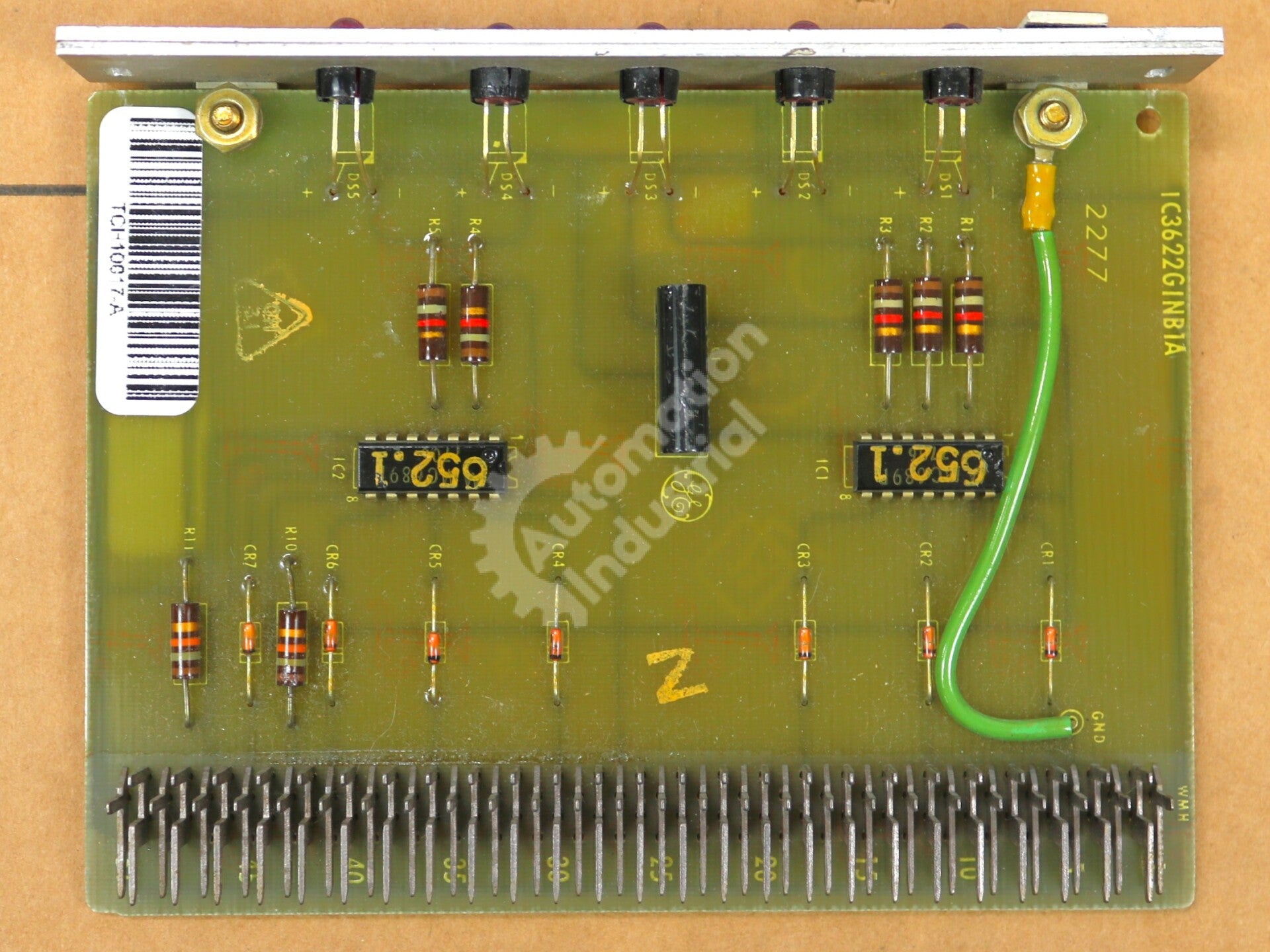 IC3622GINB1A By General Electric IC3622GINB Process Indicator Card