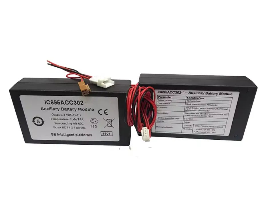 GE FANUC IC695ACC302, IC693ACC302A, IC693ACC302B Auxiliary Battery Module