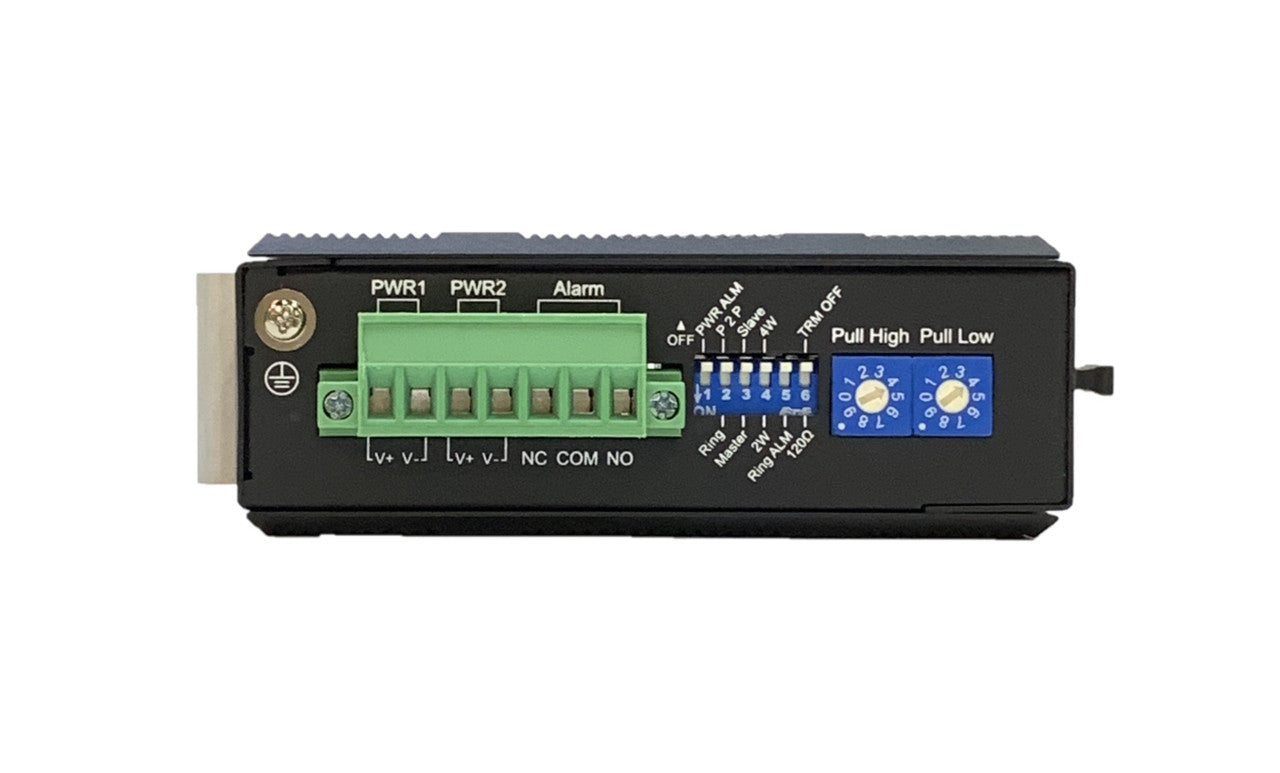 IFC-SERIAL-SC030 - RS-232, RS-485, RS-422 over singlemode fiber industrial media converter 30Km 2.5kV isolation, -10 to 60 Celsius temp