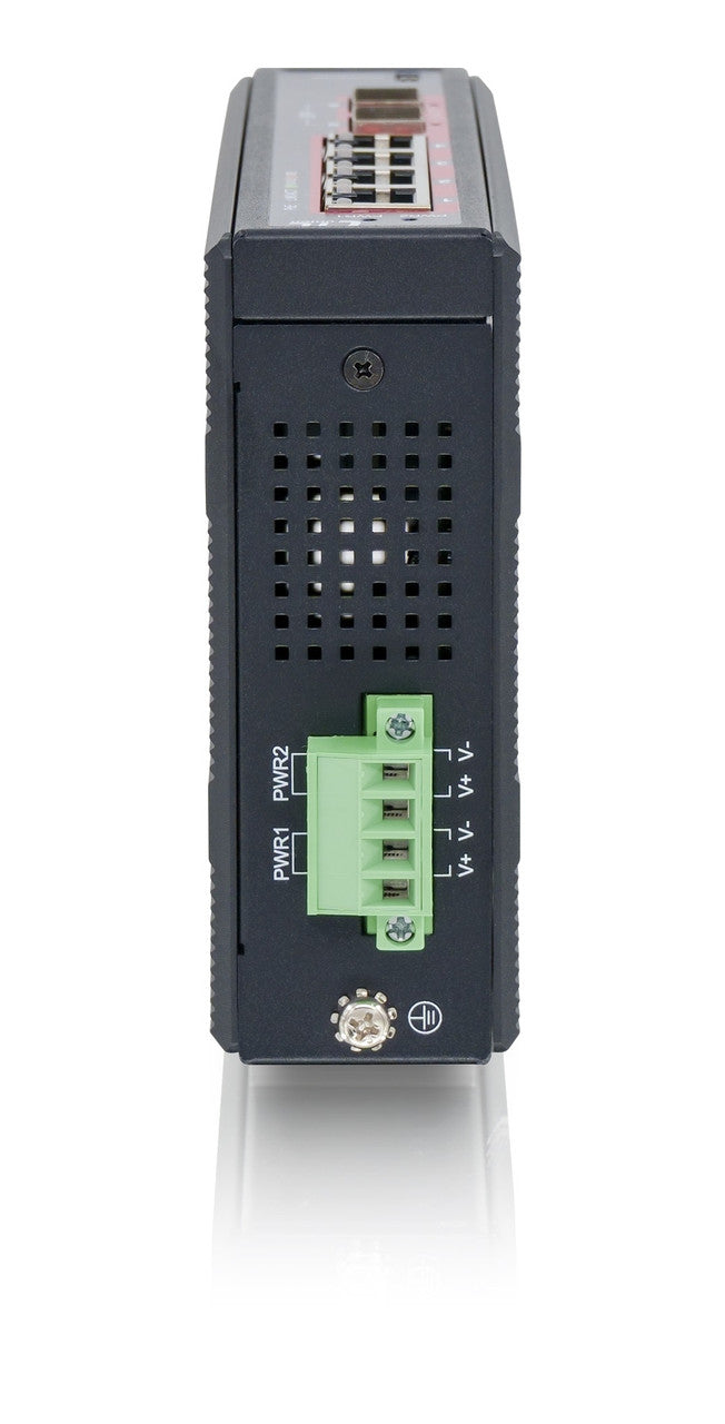 IGS-402SW-4PBE - 4 copper + 2 SFP port SNMP/web-managed Gigabit Ethernet Industrial switch, PoE++ 240W