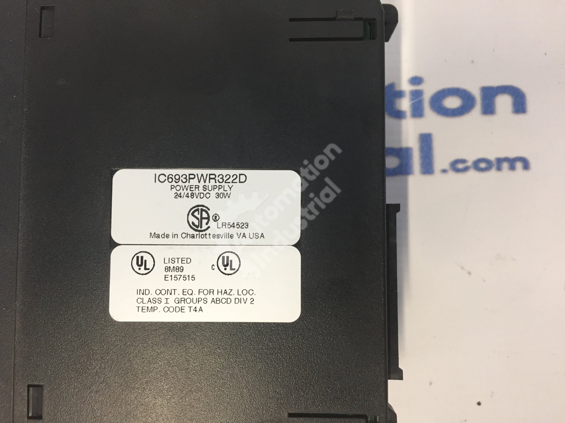 GE Fanuc IC693PWR322 DC Power Supply 24/48VDC 30W