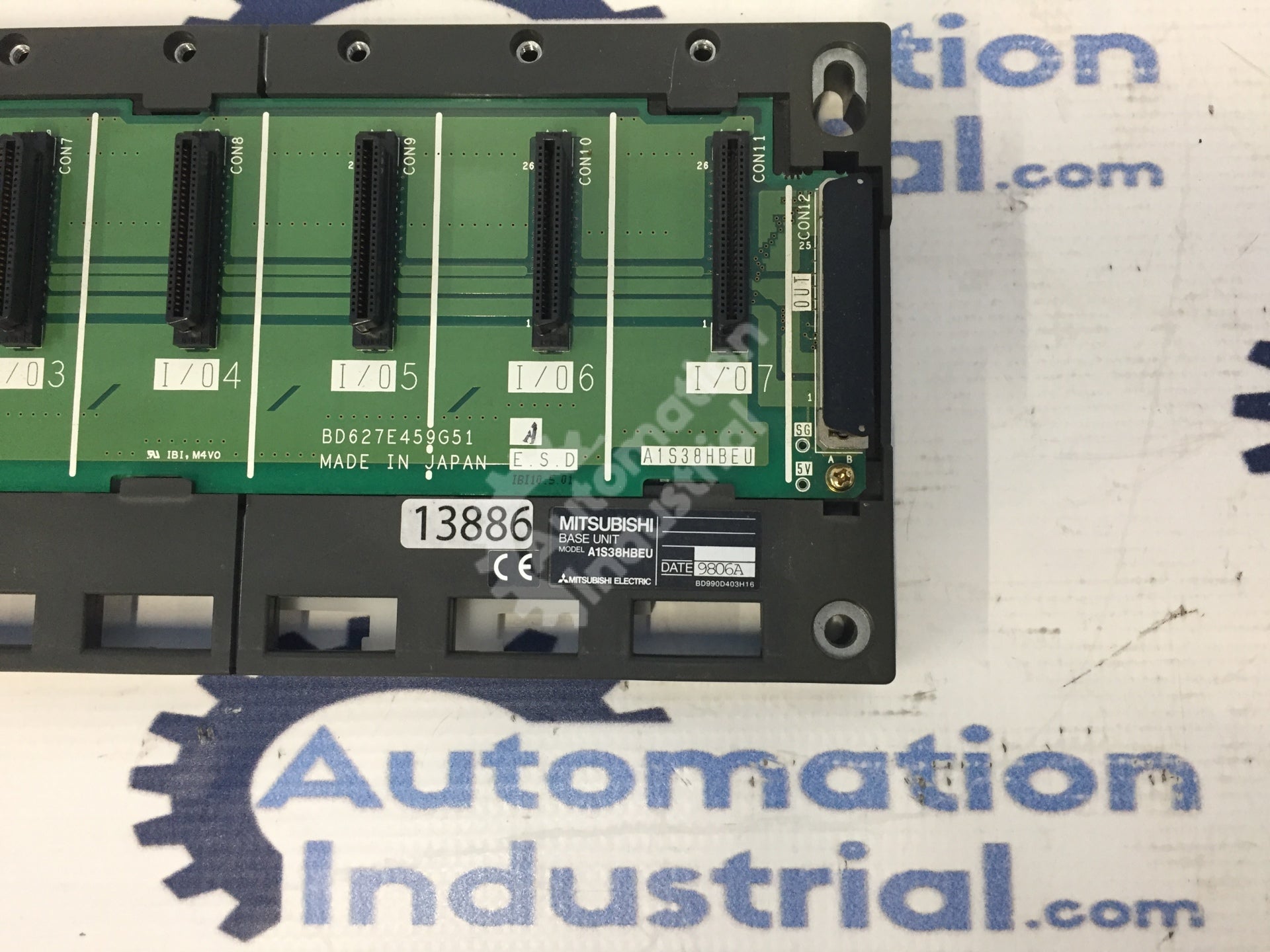Mitsubishi A1S38HBEU Subrack Base Unit