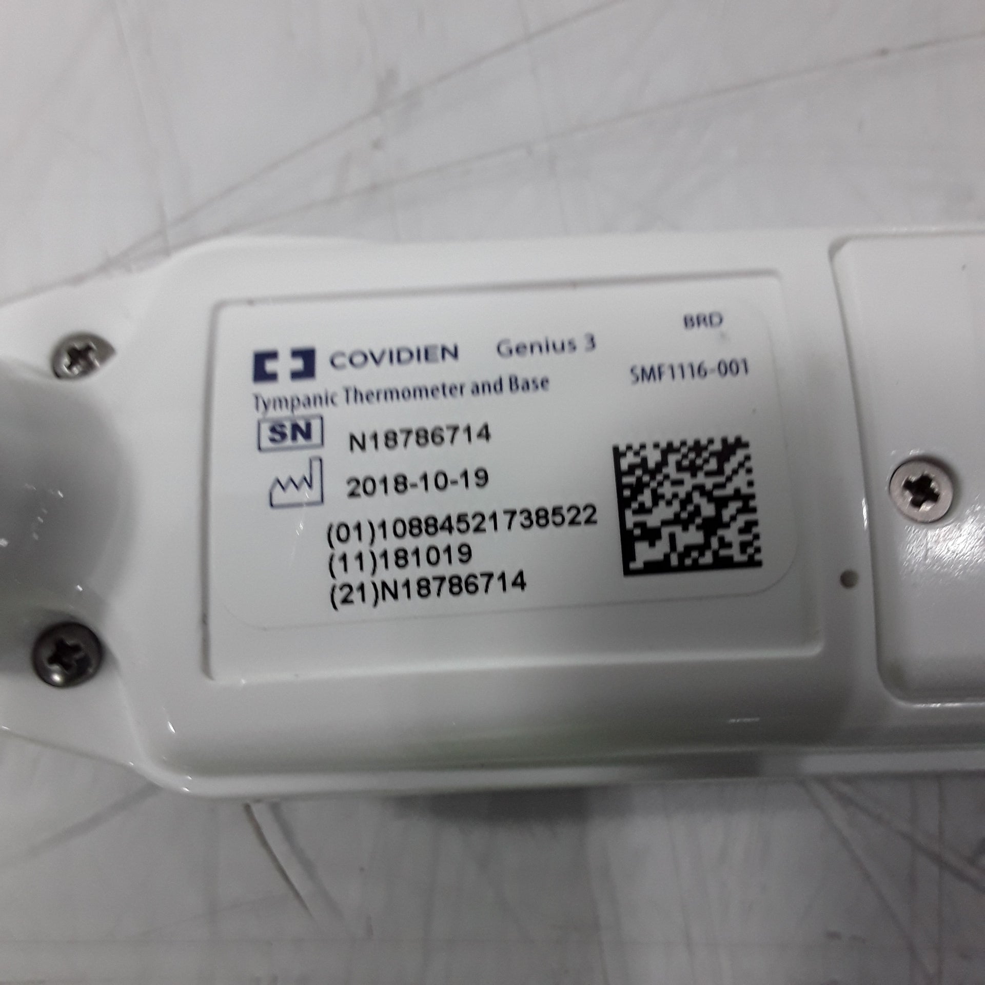 Covidien Genius 3 Thermometer