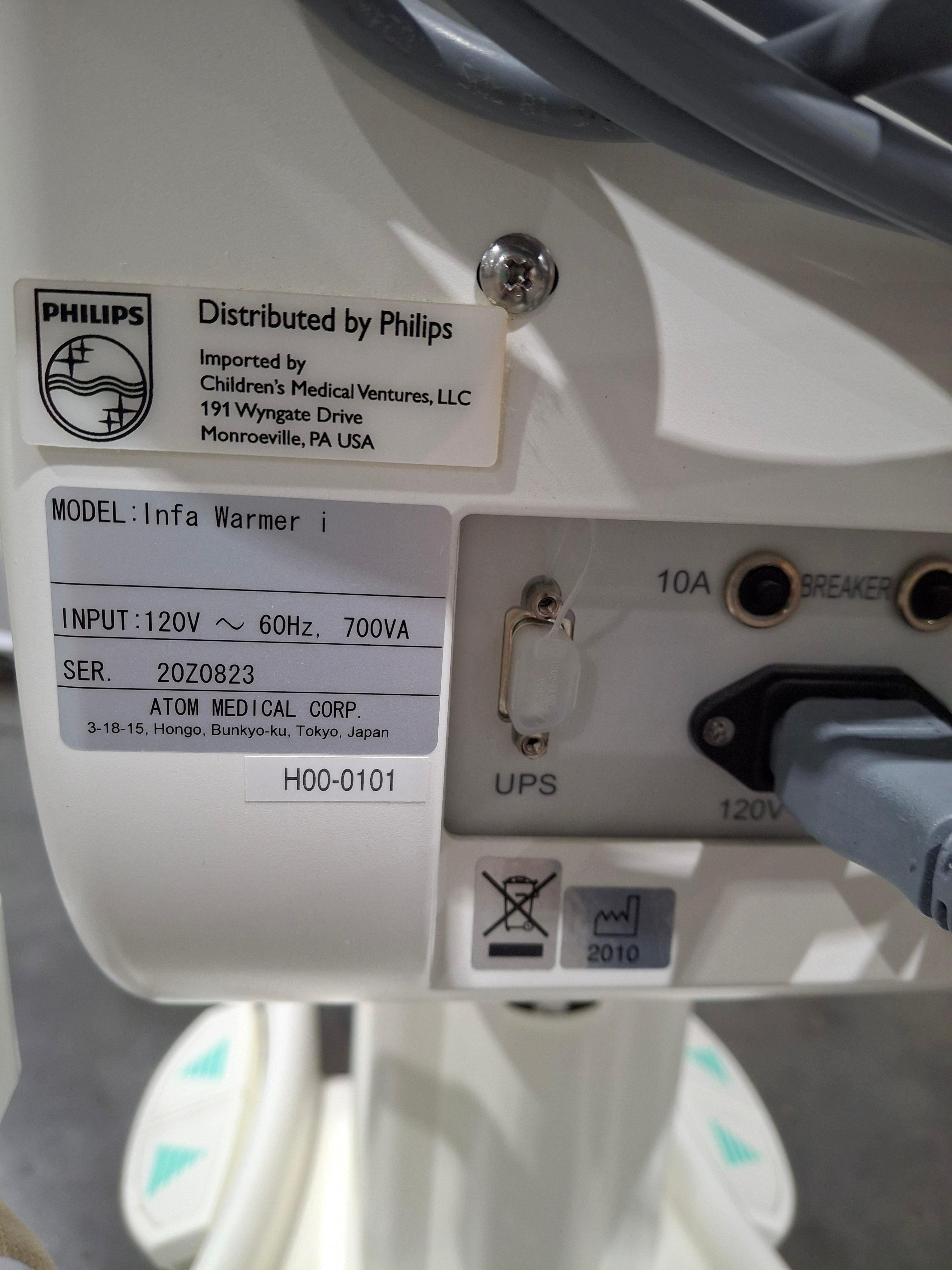 Philips ATOM Infa Warmer i Infant Warmer/Incubator