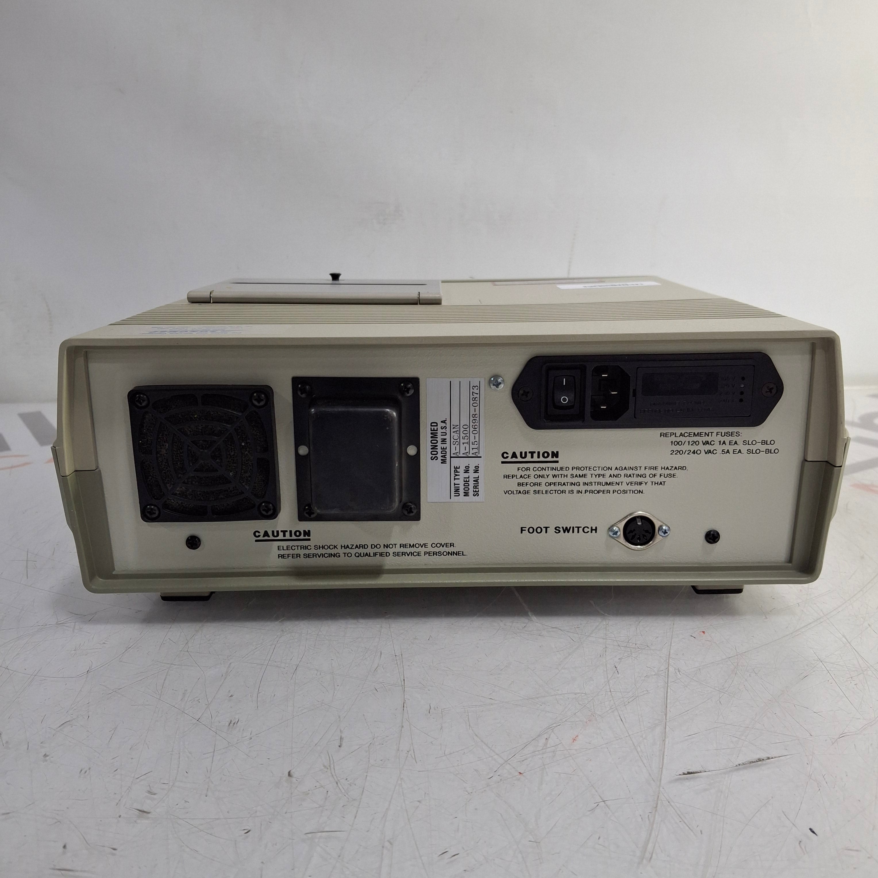 Sonomed Escalon A-Scan A 1500 Ophthalmic Ultrasound
