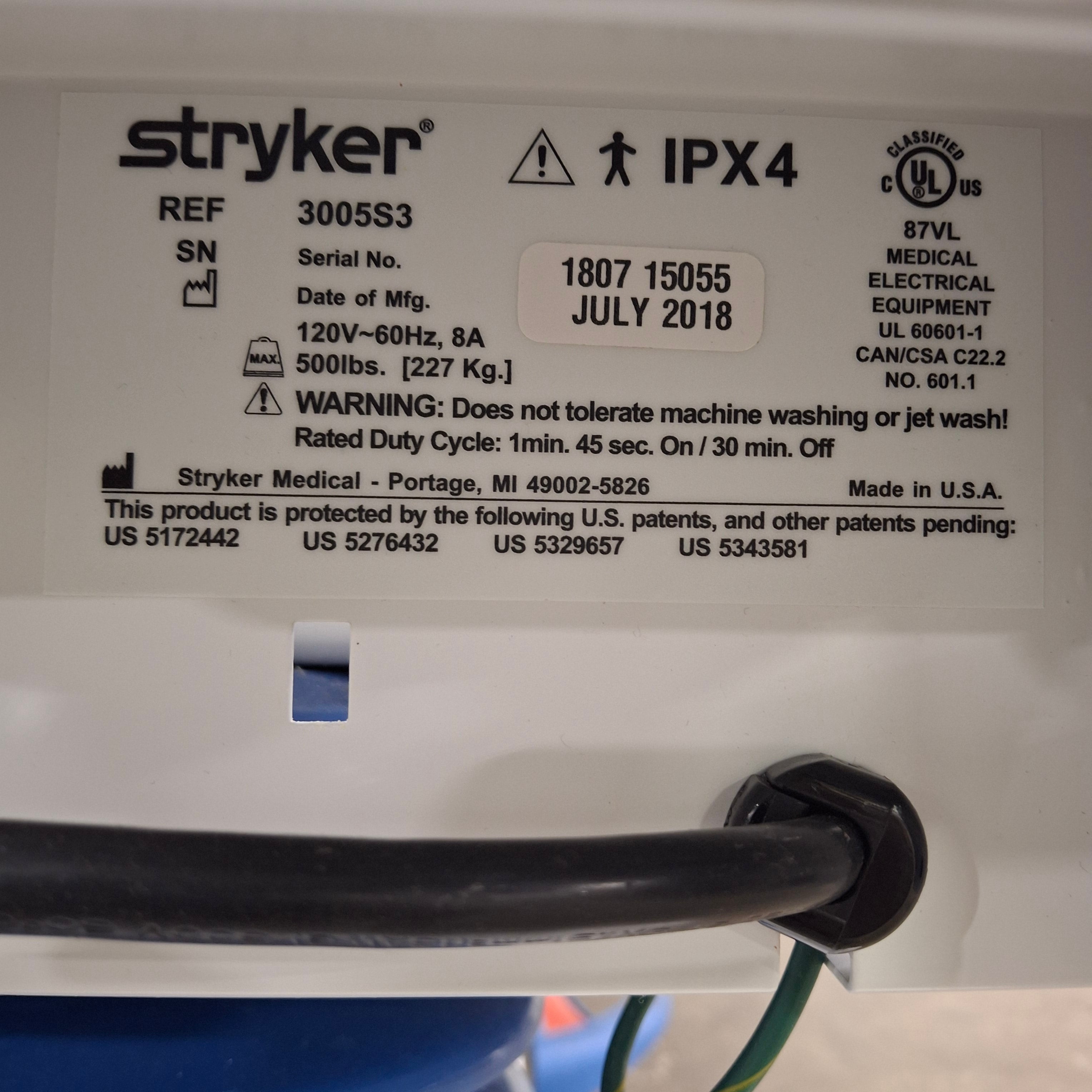 Stryker Secure III 3005 Hospital Bed