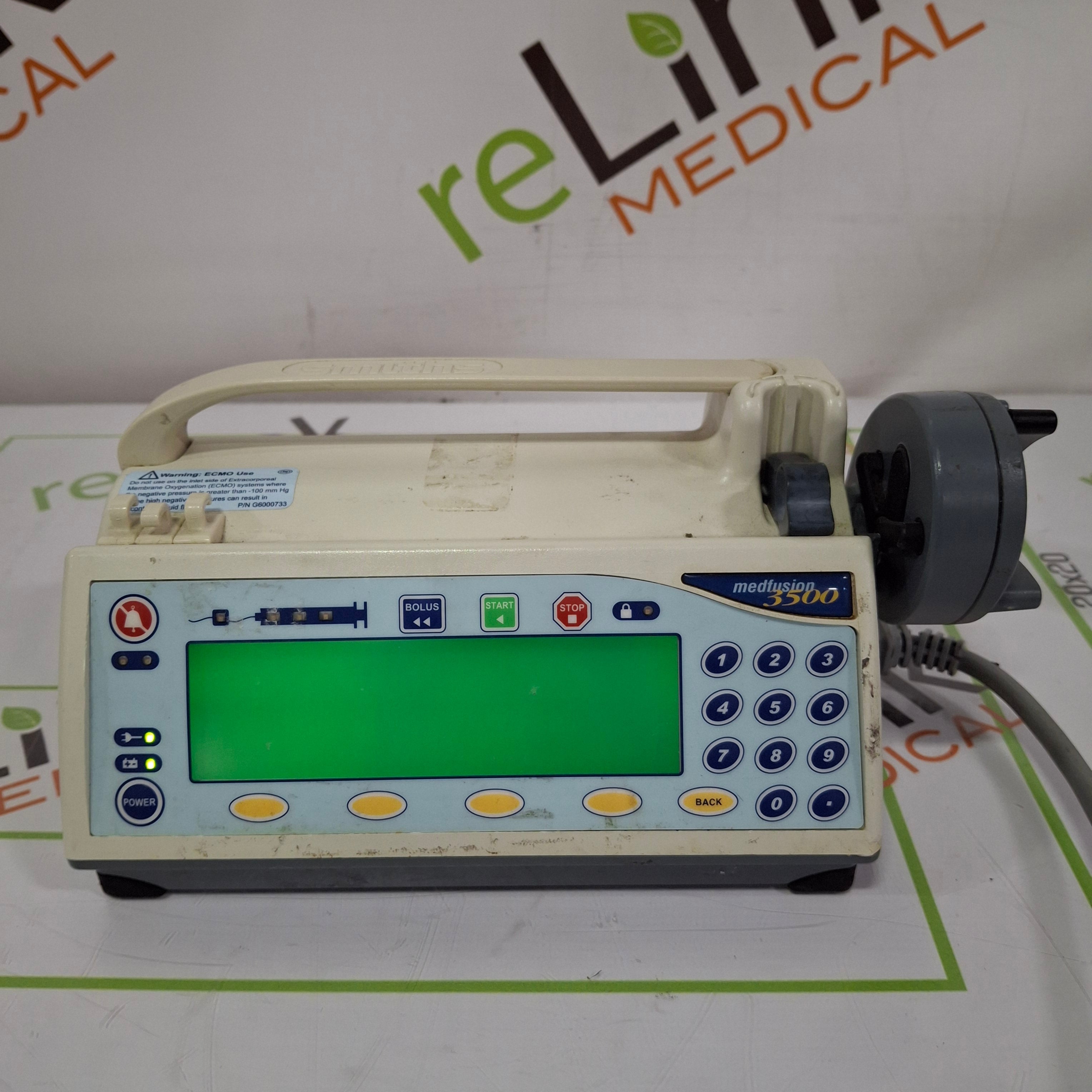 Smiths Medical Medfusion 3500 Syringe Infusion Pump