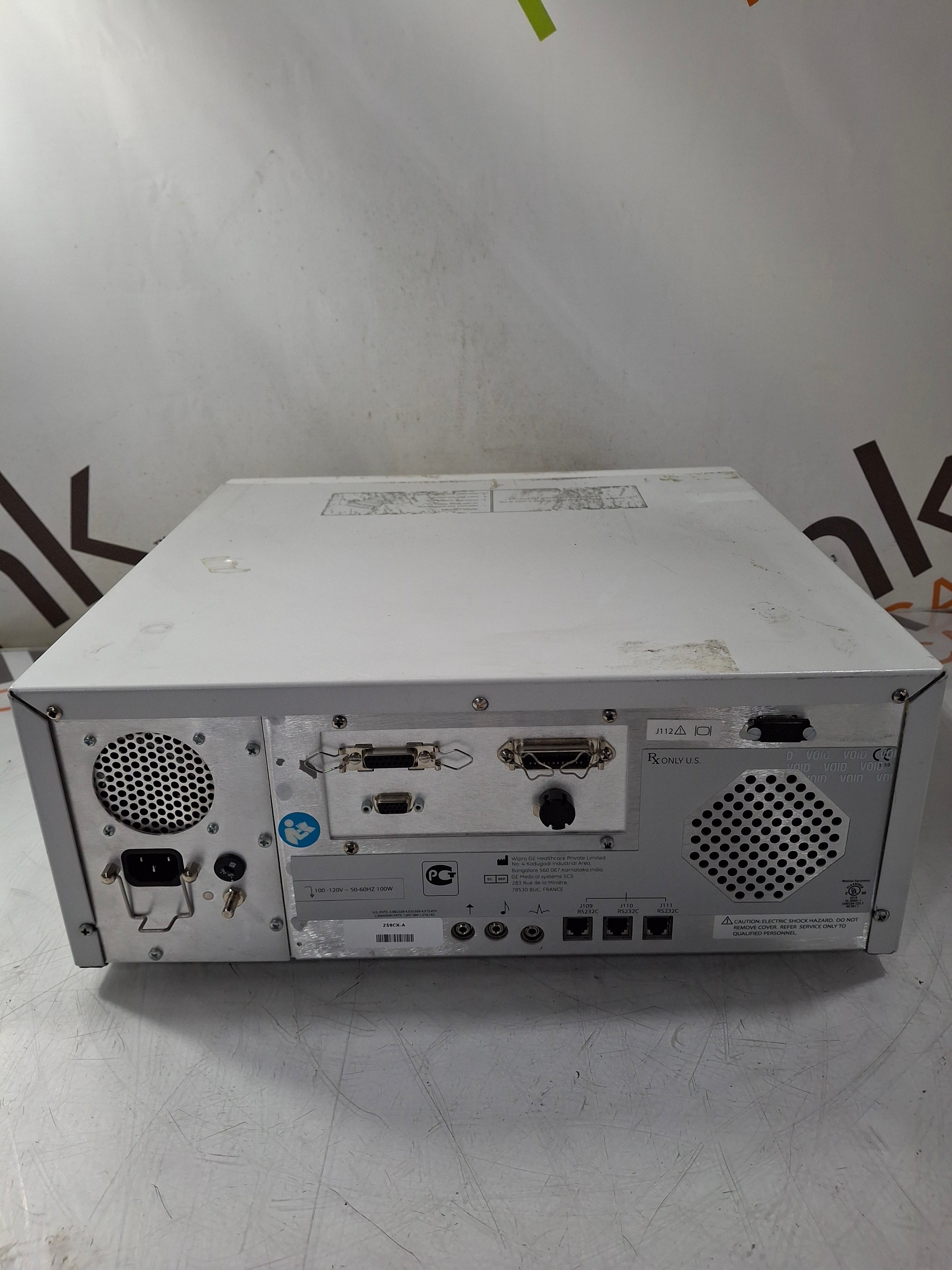 GE Healthcare Corometrics 250cx Series Model 259cx-a Fetal Monitor