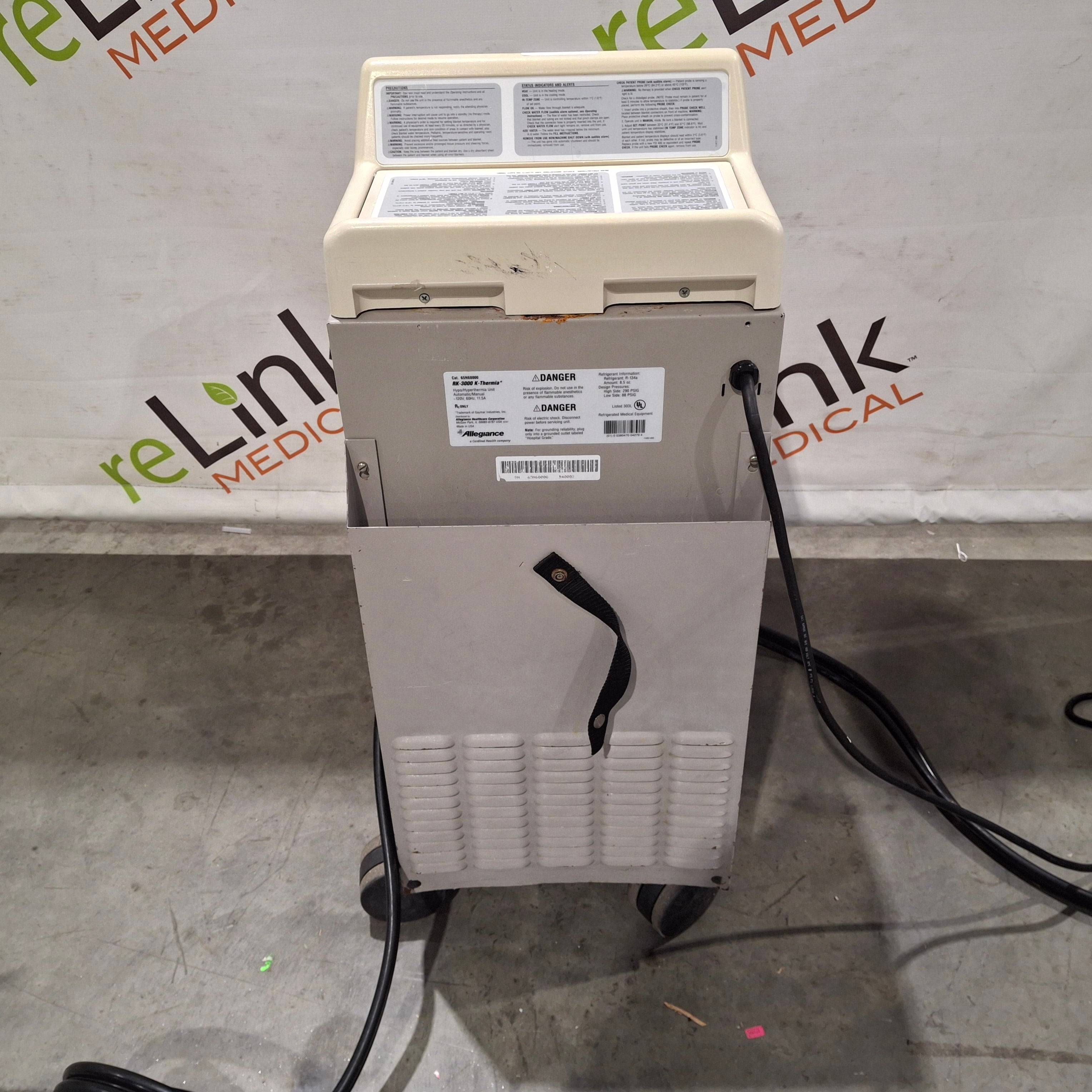 Allegiance RK-3000 K-Thermia Hypothermia Unit
