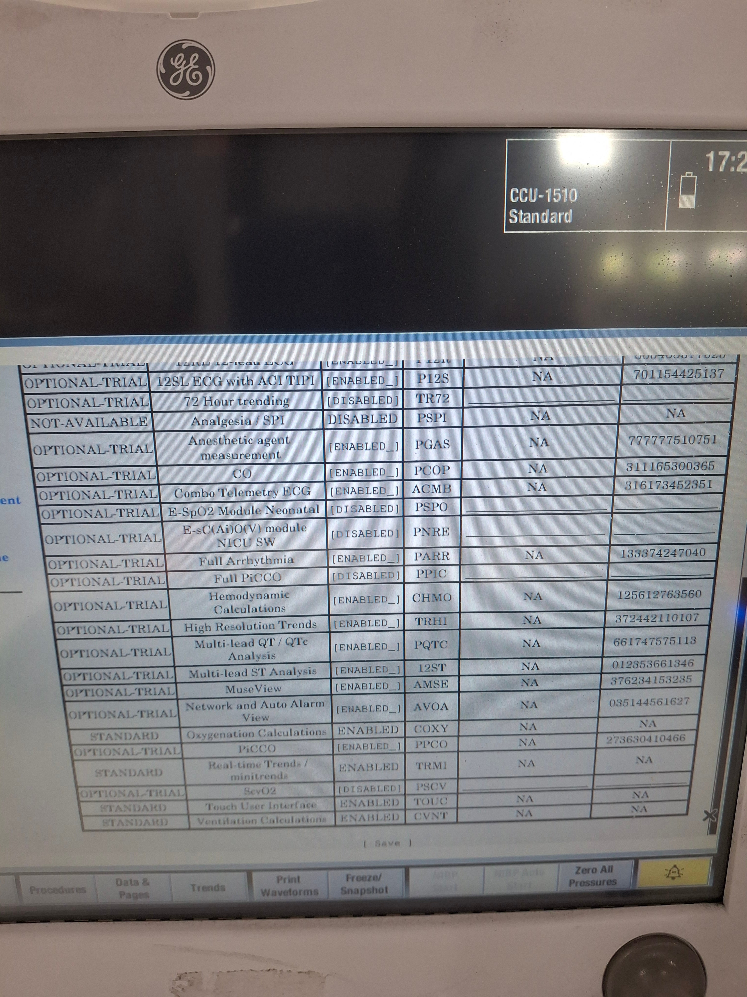 GE Healthcare Carescape B650 Critical Care Patient Monitor
