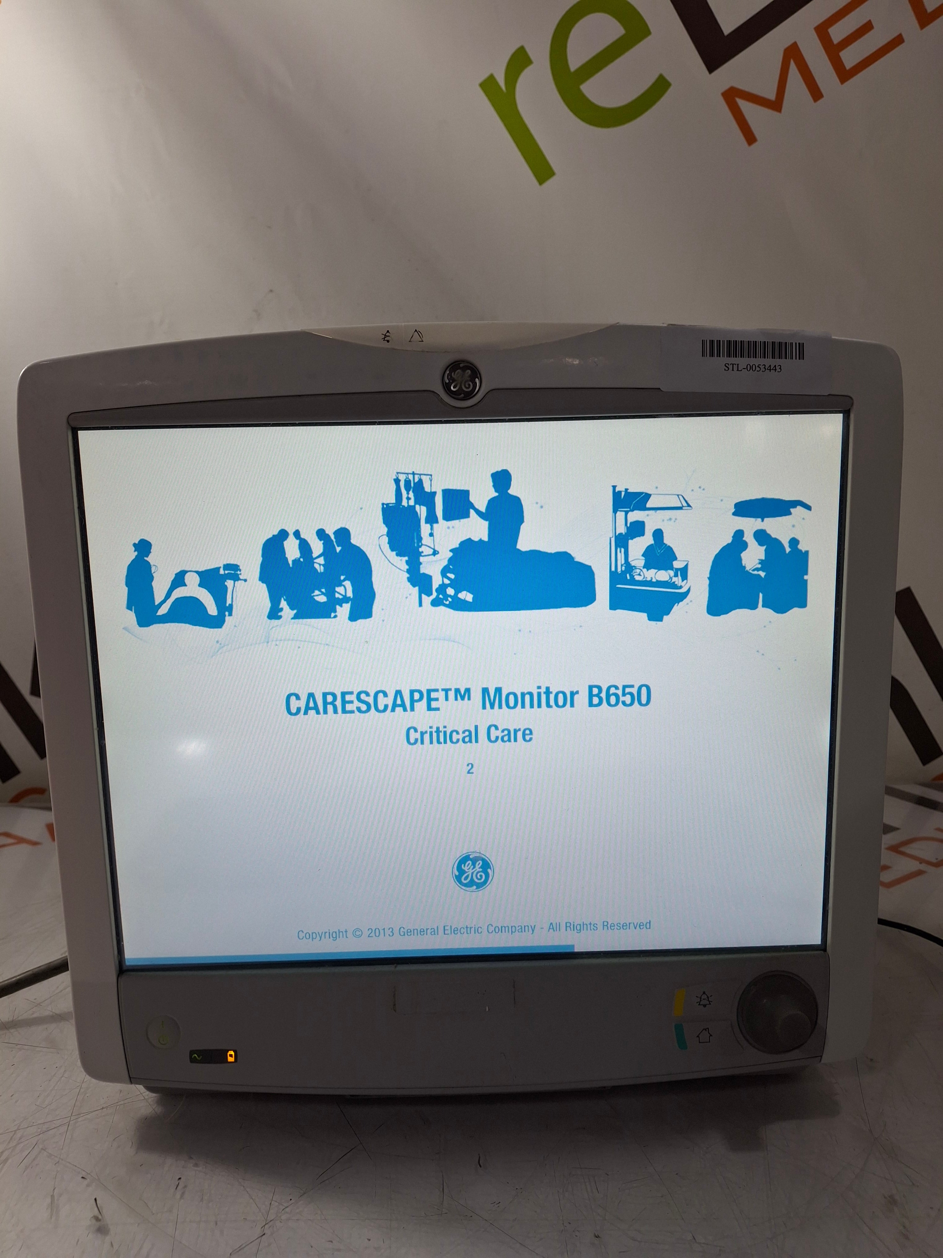 GE Healthcare Carescape B650 Critical Care Patient Monitor