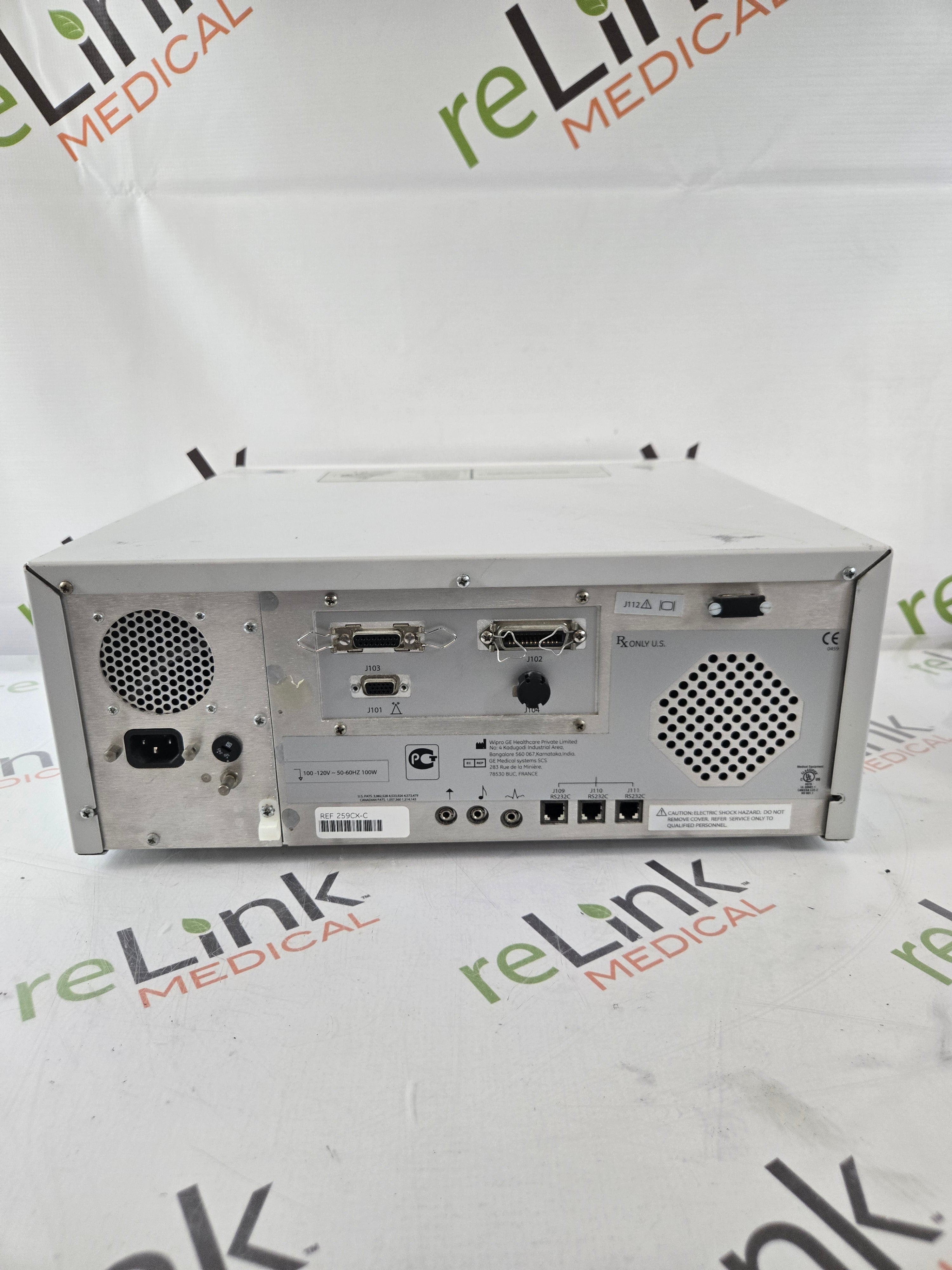 GE Healthcare Corometrics 250cx Series Model 259cx-c Fetal Monitor