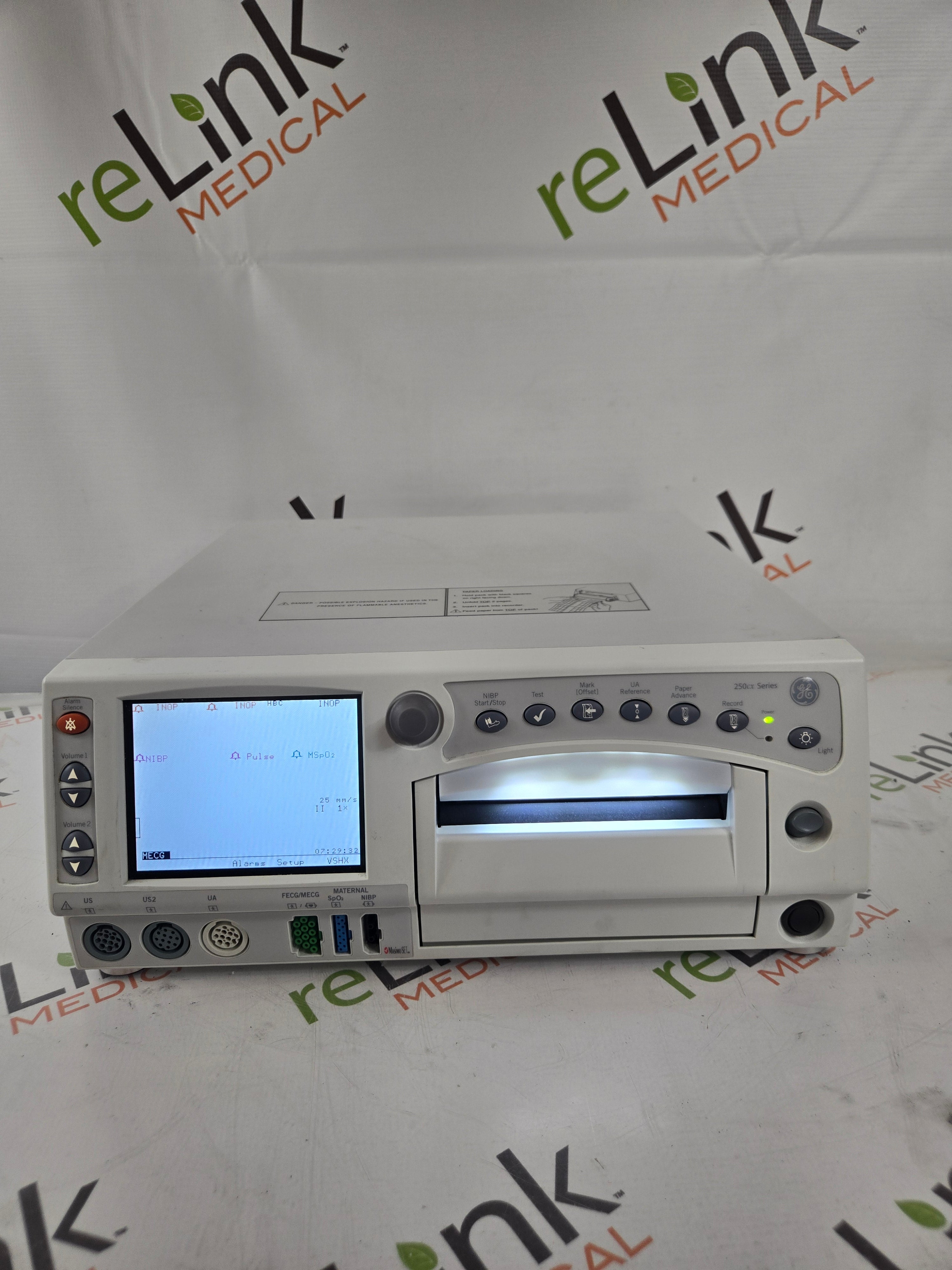GE Healthcare Corometrics 250cx Series Model 259cx-c Fetal Monitor