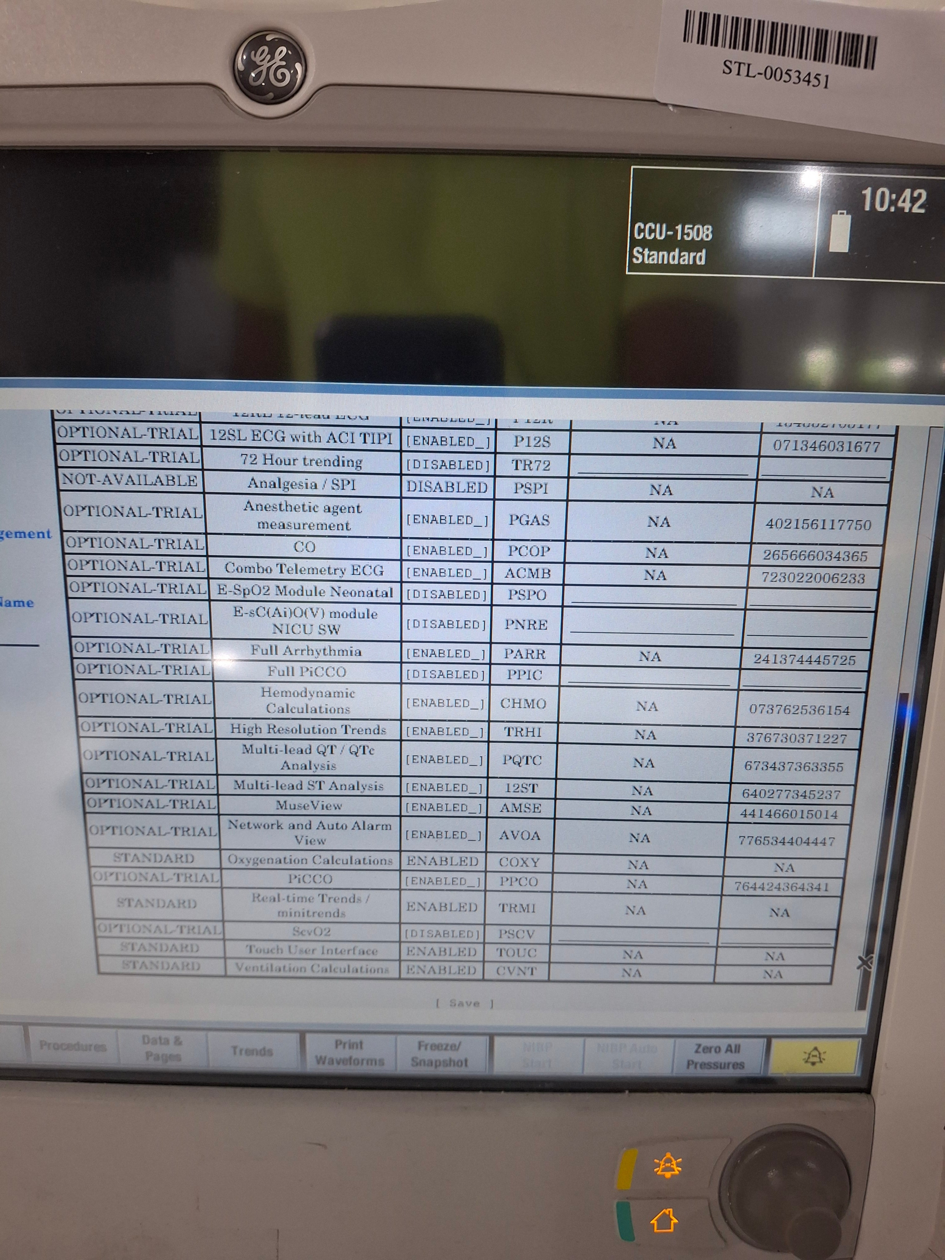GE Healthcare Carescape B650 Critical Care Patient Monitor