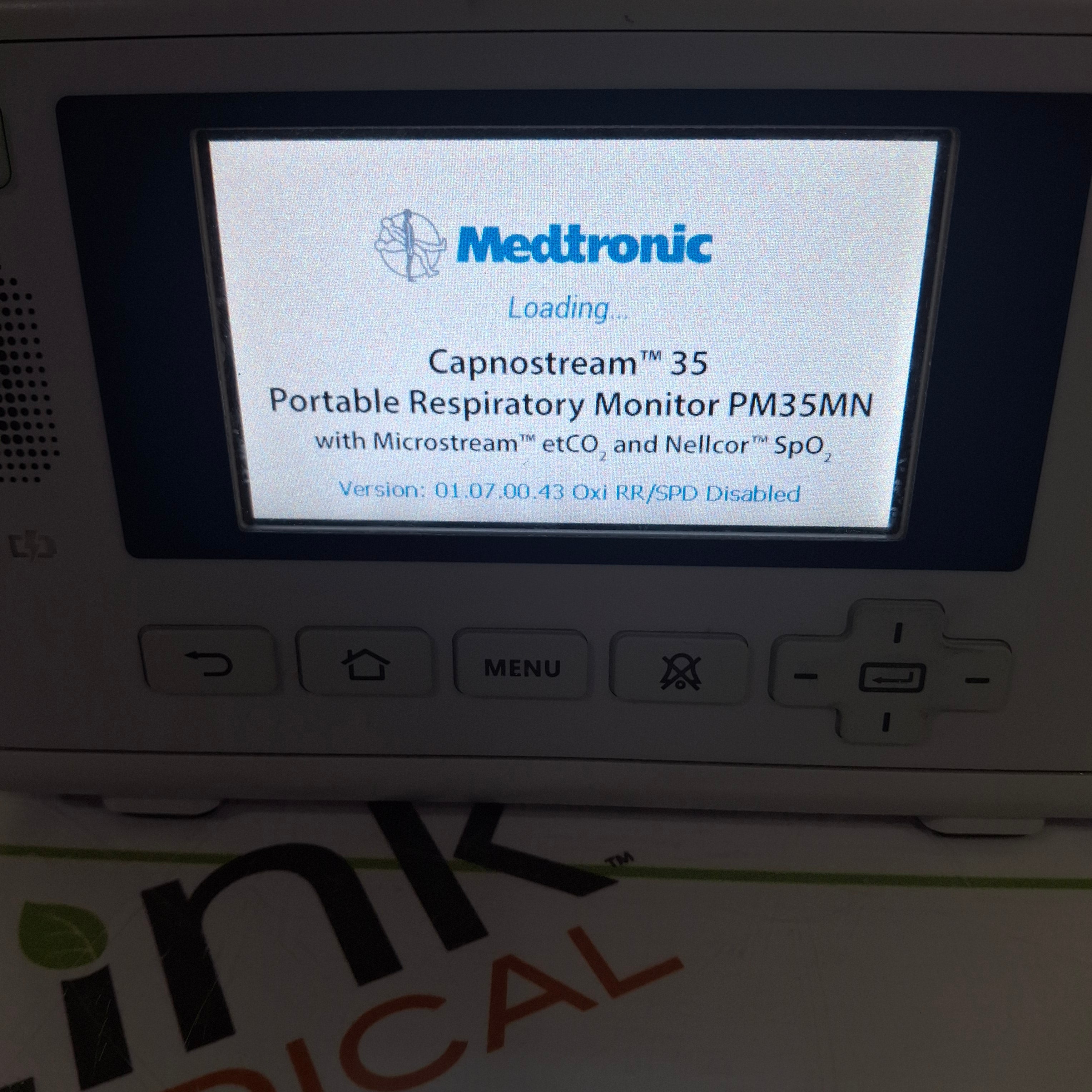 Medtronic Capnostream 35 Portable Respiratory Monitor
