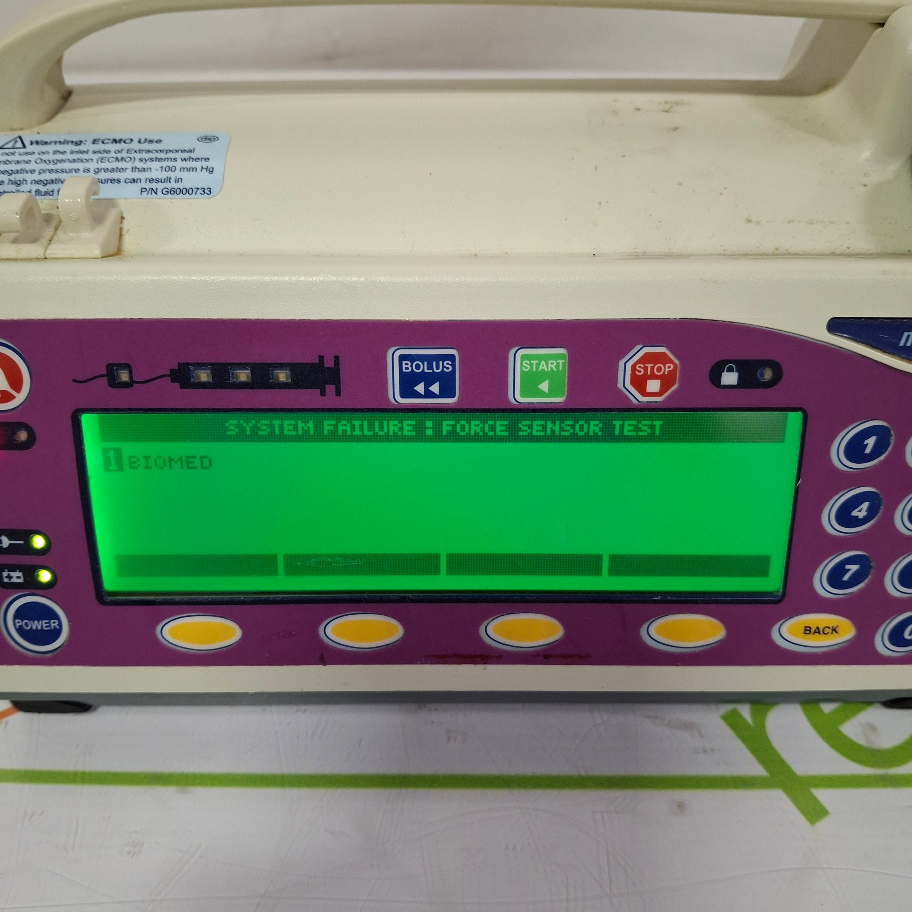 Smiths Medical Medfusion 3500 Version 6 Syringe Infusion Pump