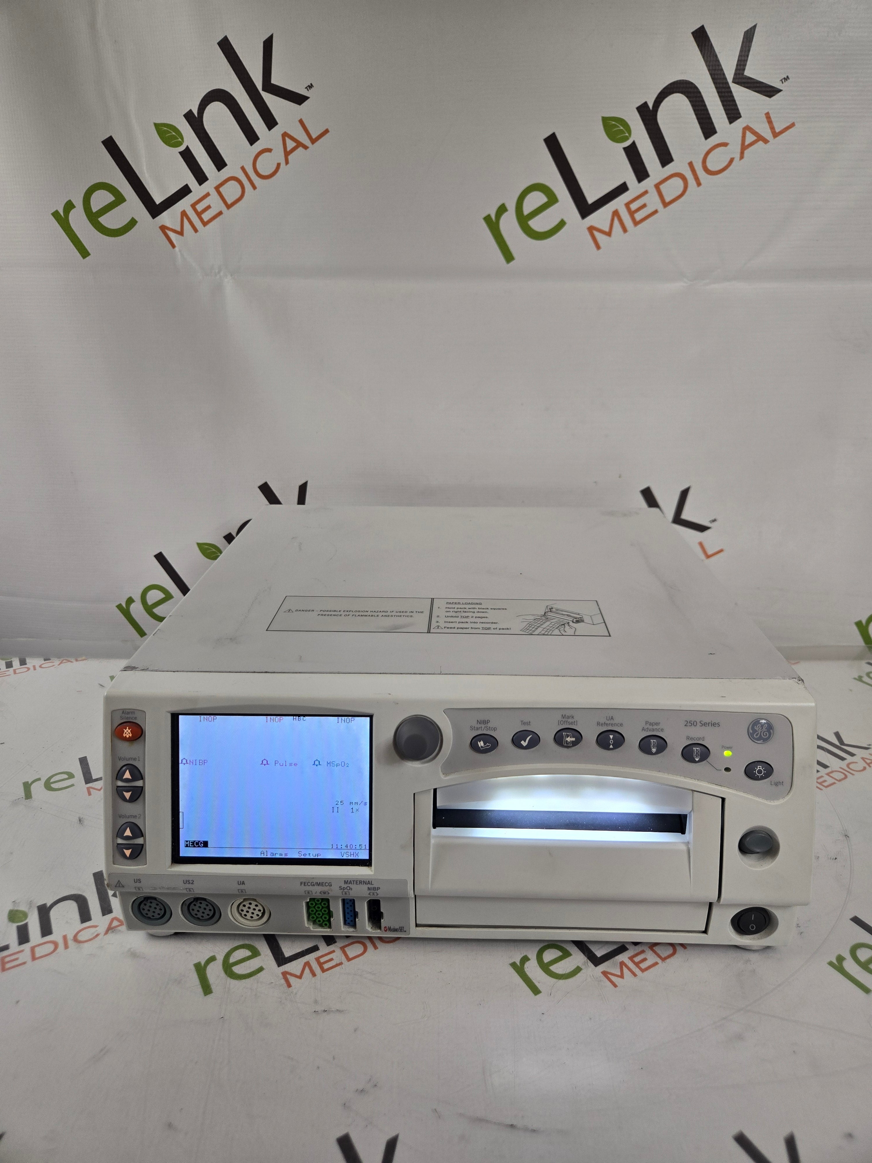GE Healthcare Corometrics 250cx Series Model 259cx-c Fetal Monitor