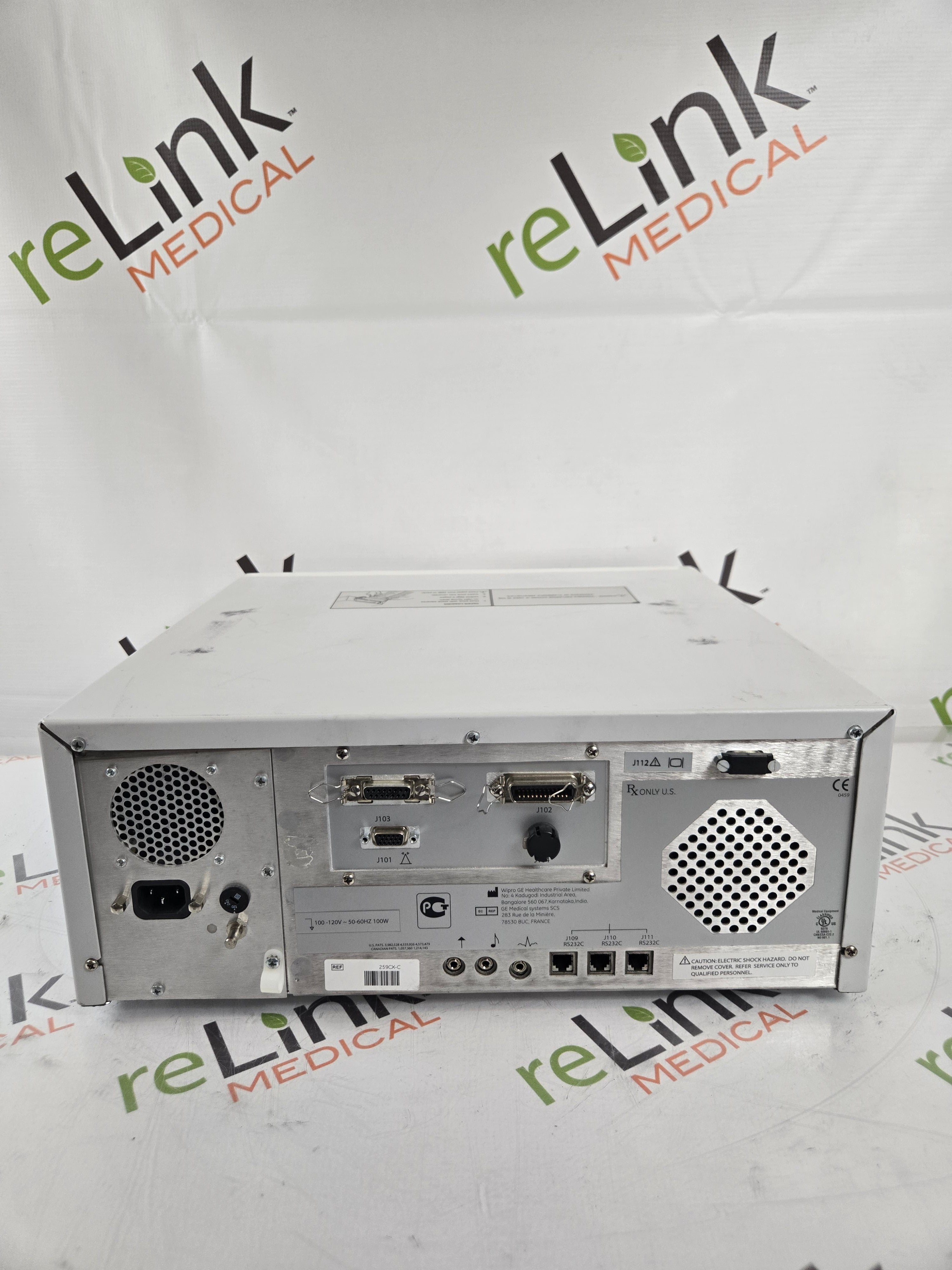 GE Healthcare Corometrics 250cx Series Model 259cx-c Fetal Monitor