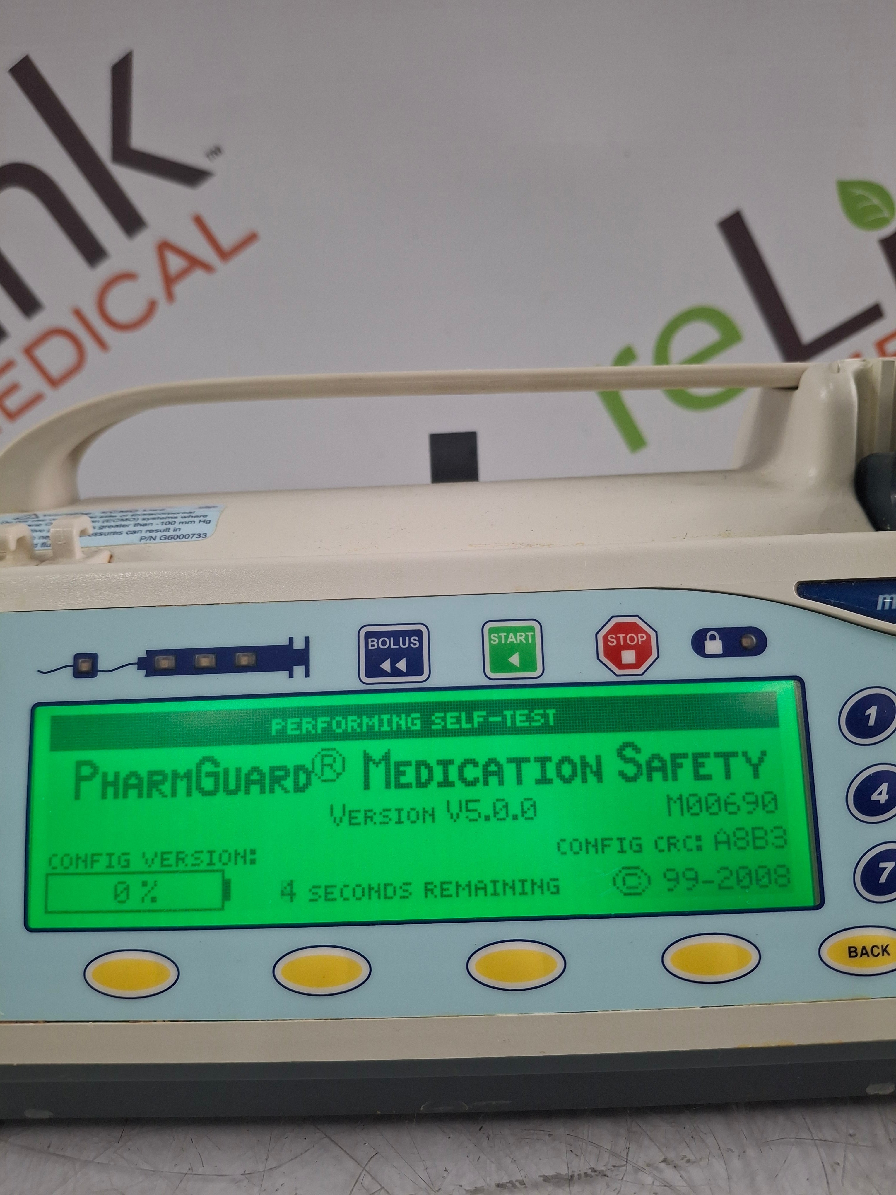 Smiths Medical Medfusion 3500 Version 5 Syringe Infusion Pump