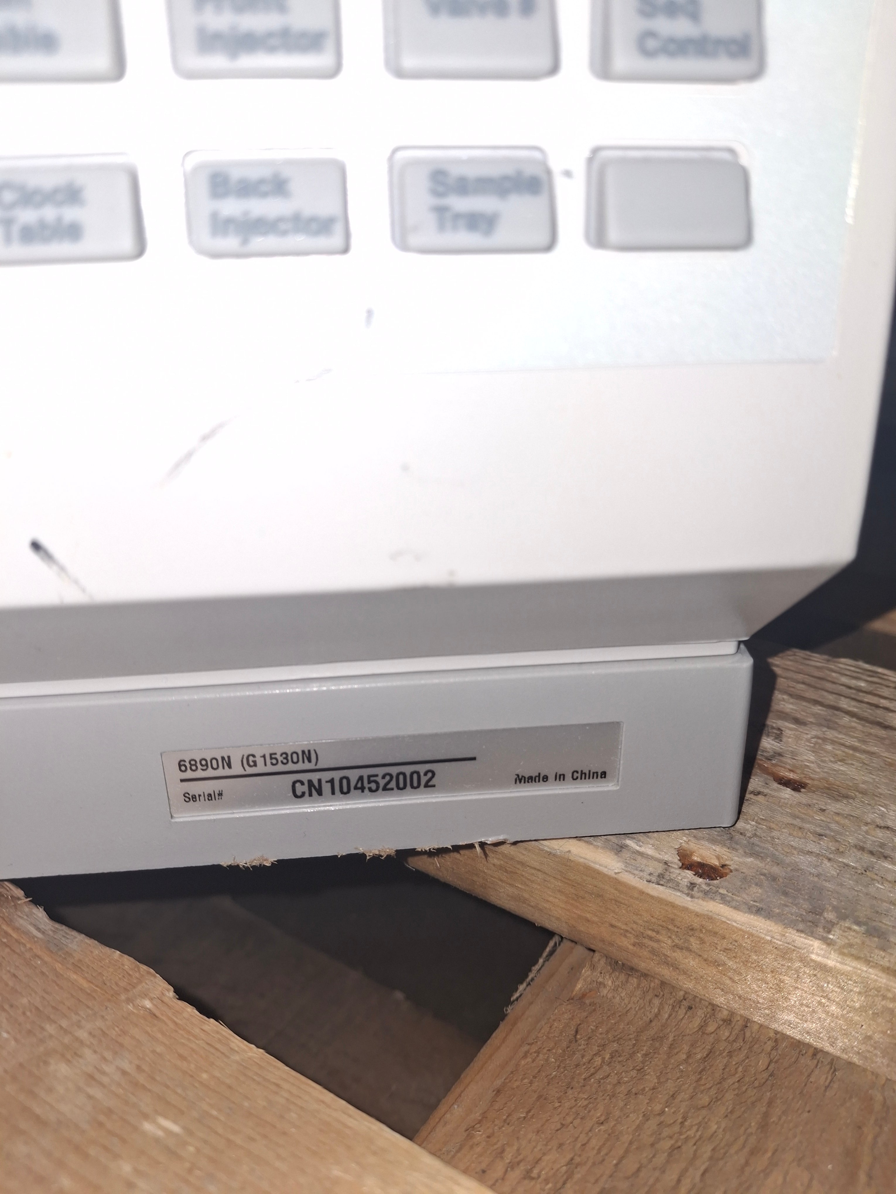 Agilent 6890N 5973 MSD GCMS Gas Chromatograph Mass