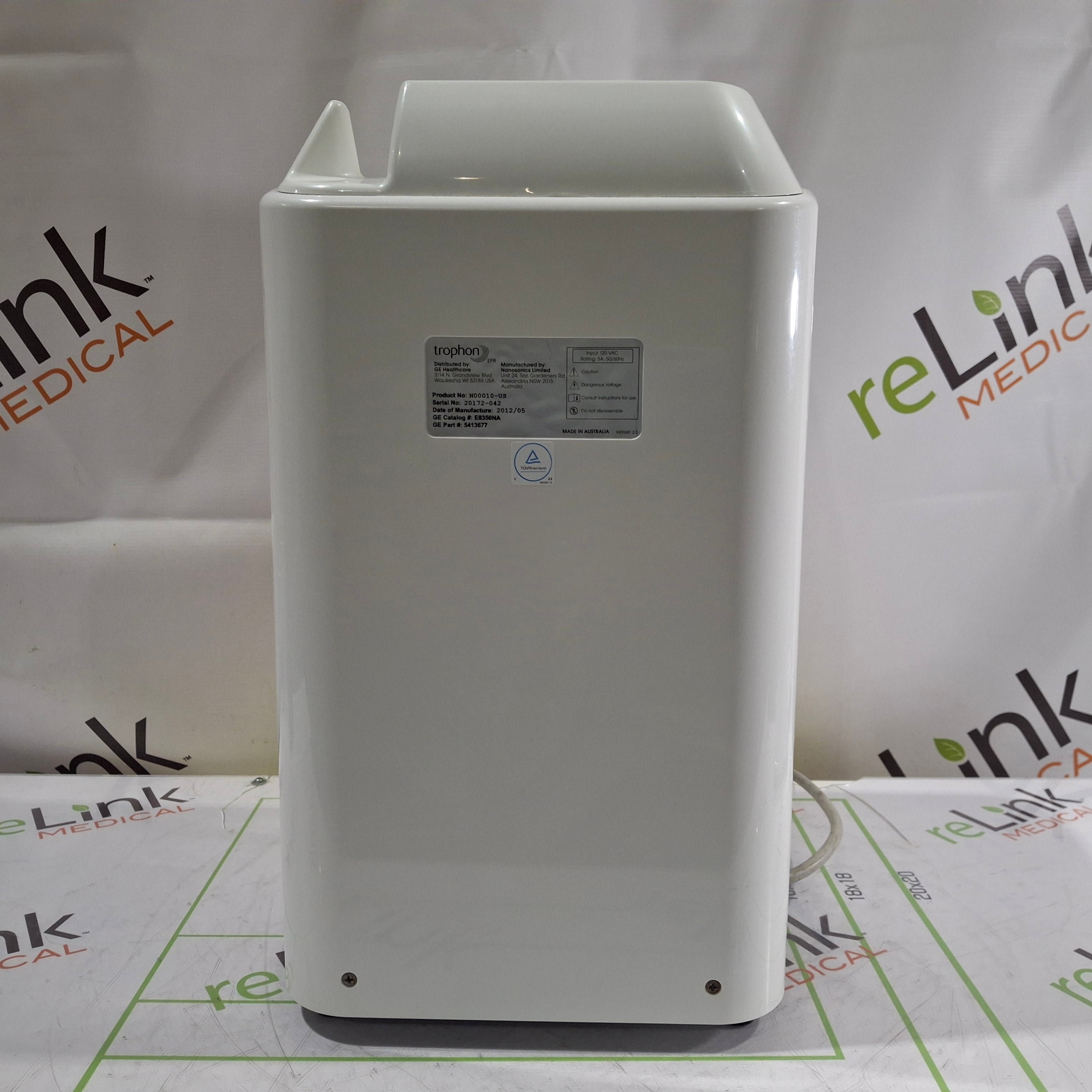 NanoSonics Trophon EPR High Level Disinfection