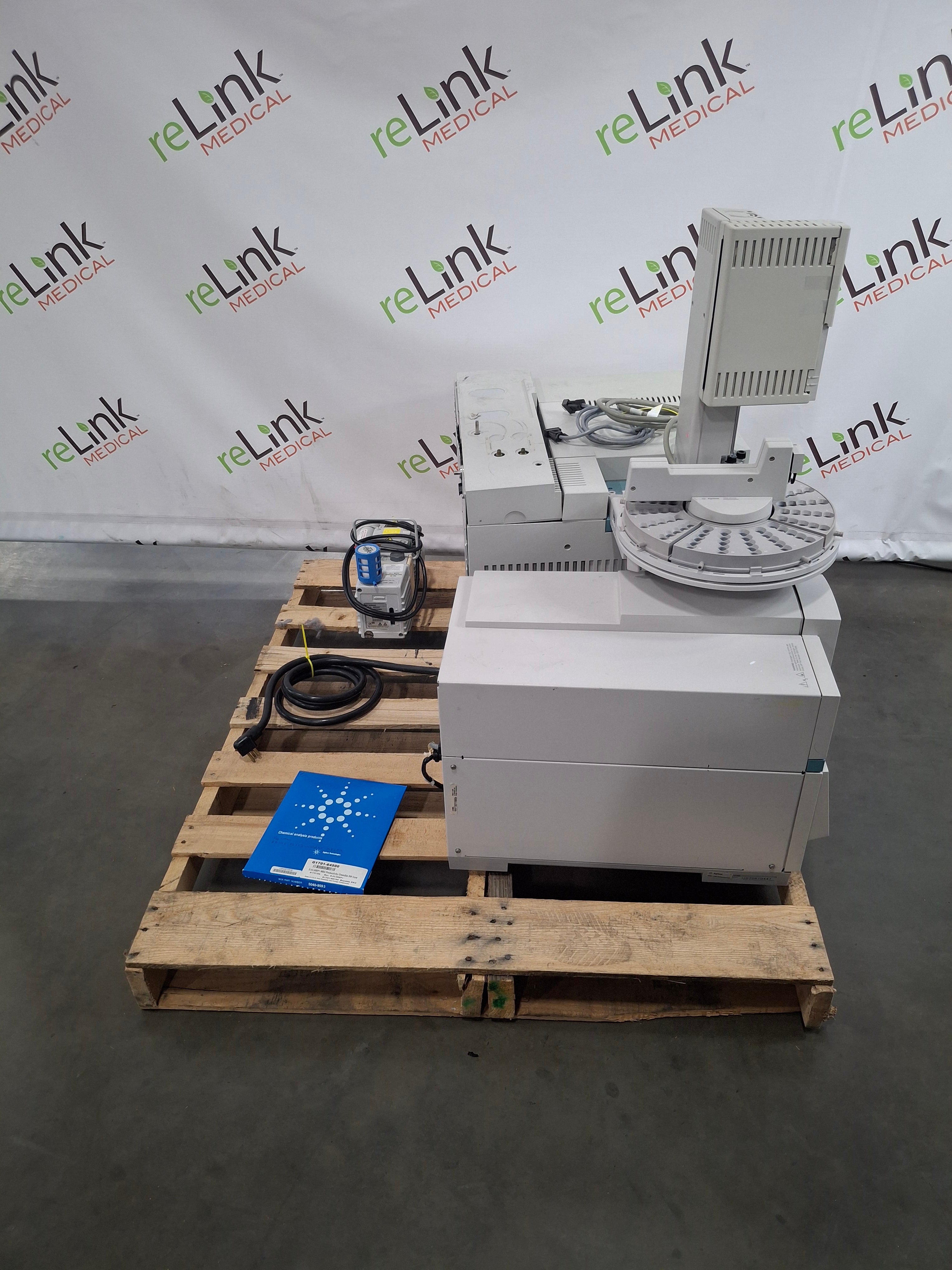 Agilent 6890N 5973 MSD GCMS Gas Chromatograph Mass