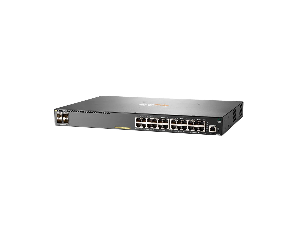 HPE Aruba Networking JL261A 2930F 24G PoE+ 4SFP Switch