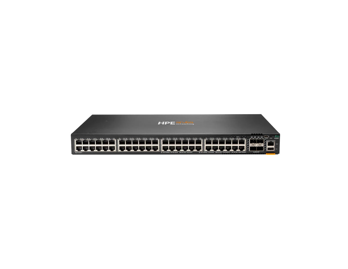 HPE Aruba JL667A 6300F 48-Port 1GbE 4x SFP56 Layer 3 Switch