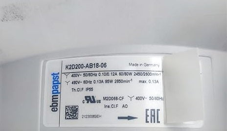 Ebmpapst K2D200-AB18-06 Fan 90W 400V