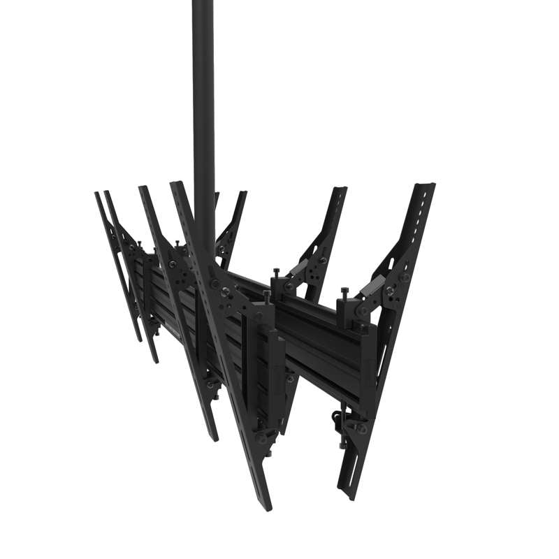 Kanto Back-to-Back Quad Screen TV Ceiling Mount for Four 40" to 45" TVs