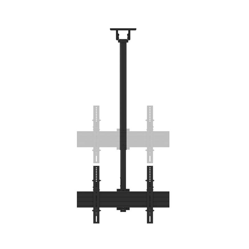 Kanto Back-to-Back Dual Screen TV Ceiling Mount for 40" to 80" TVs