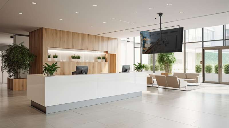 Kanto Back-to-Back Dual Screen TV Ceiling Mount for 40" to 80" TVs
