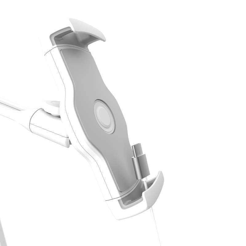 Kanto Universal Phone and Tablet Stand with Mounting Bracket / Folding Legs - White