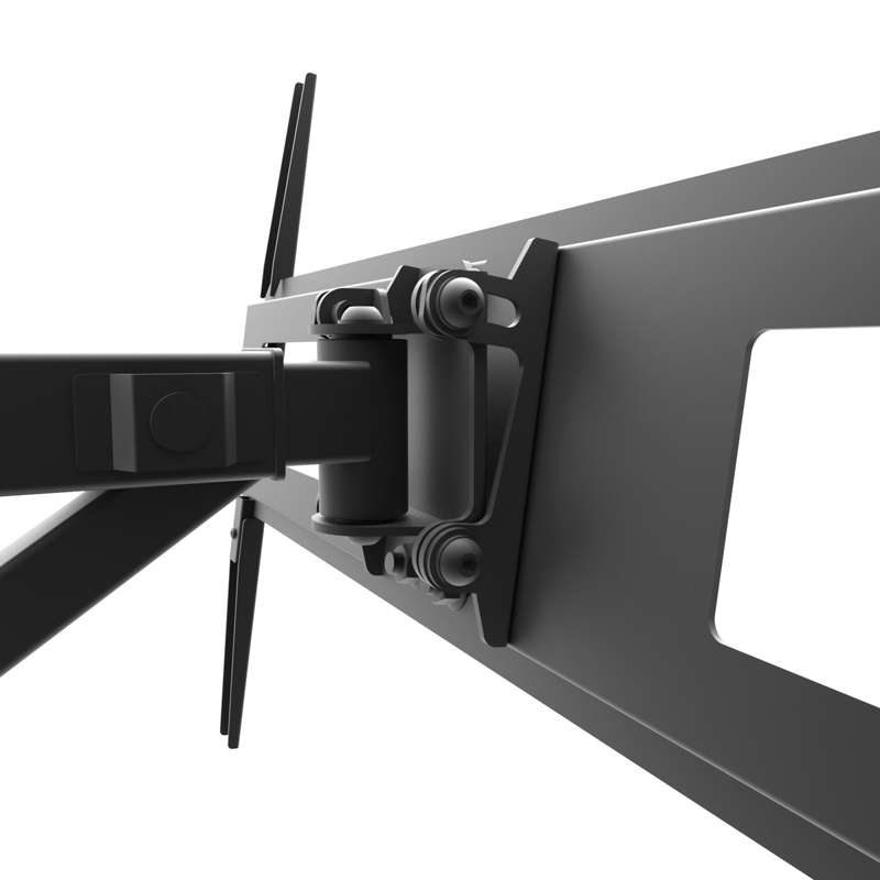 Kanto Telescoping Corner TV Mount for 40-inch to 60-inch TVs - Black