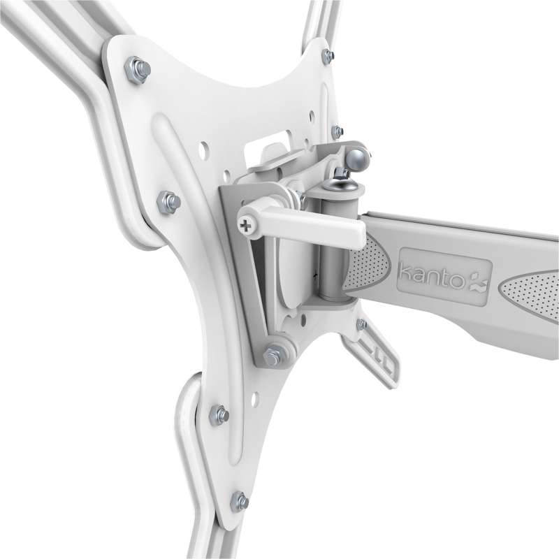 Kanto Full Motion Mount for 26-inch to 55-inch TVs - White