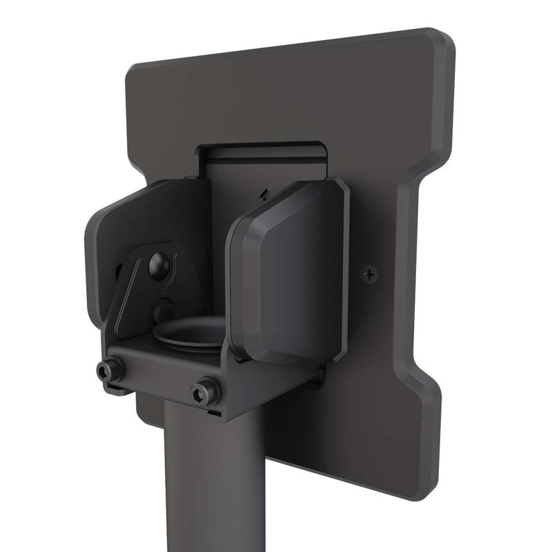 Kanto Menu Board Ceiling Mount System with Tilting Arms for 40-Inch to 60-Inch TVs (3 wide, 1 high, 1 sided)