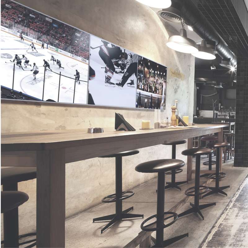 Kanto Menu Board Wall Mount System with Tilting Arms for 40" - 60" TVs, 3 Screens
